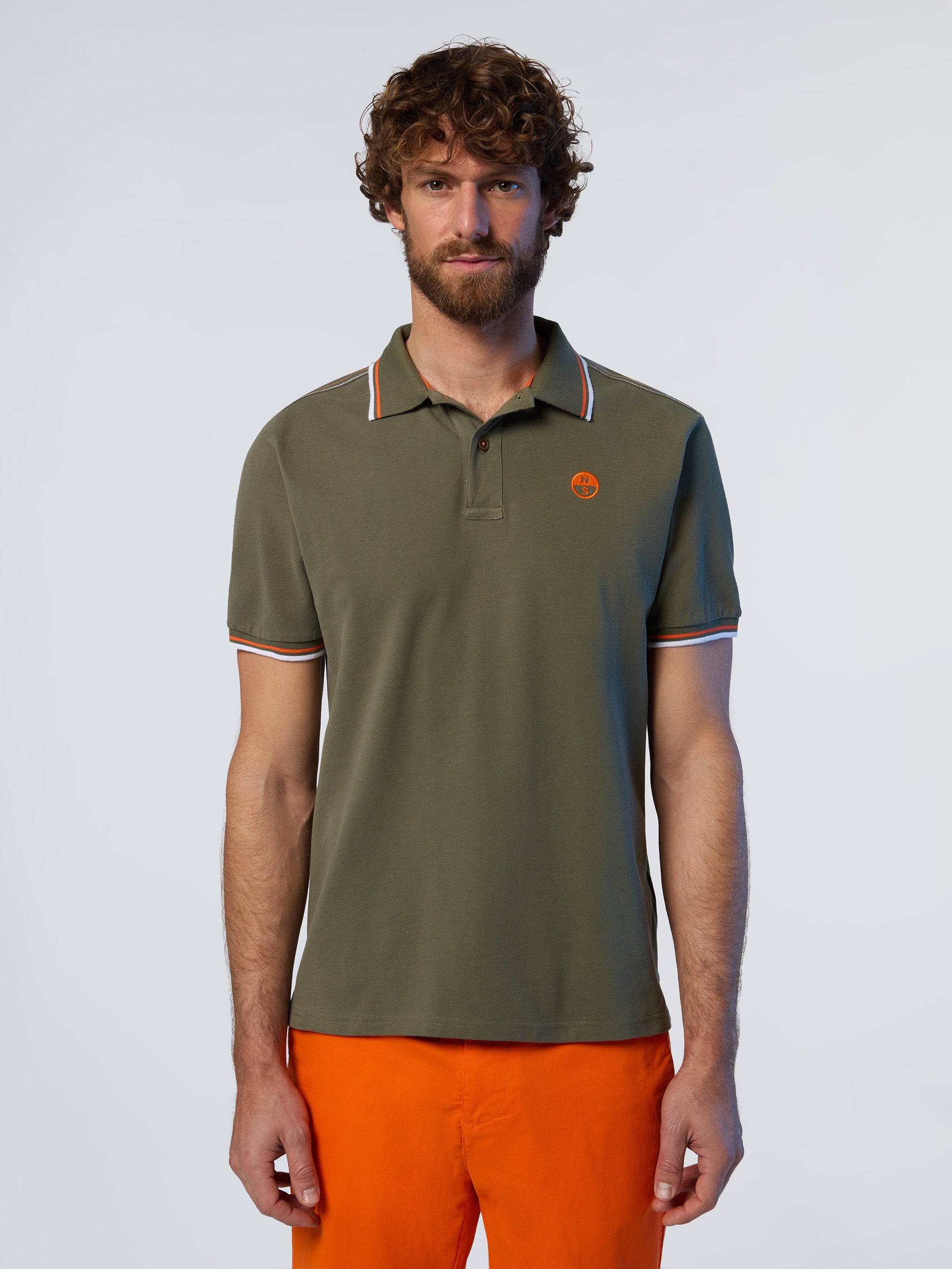 Polo shirt with embroidered logo - Image 3