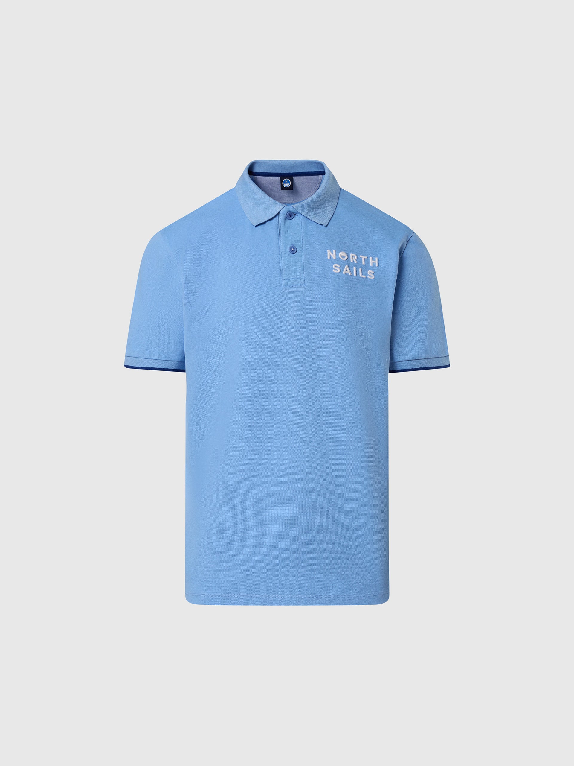 Polo shirt with striped collar - Image 17