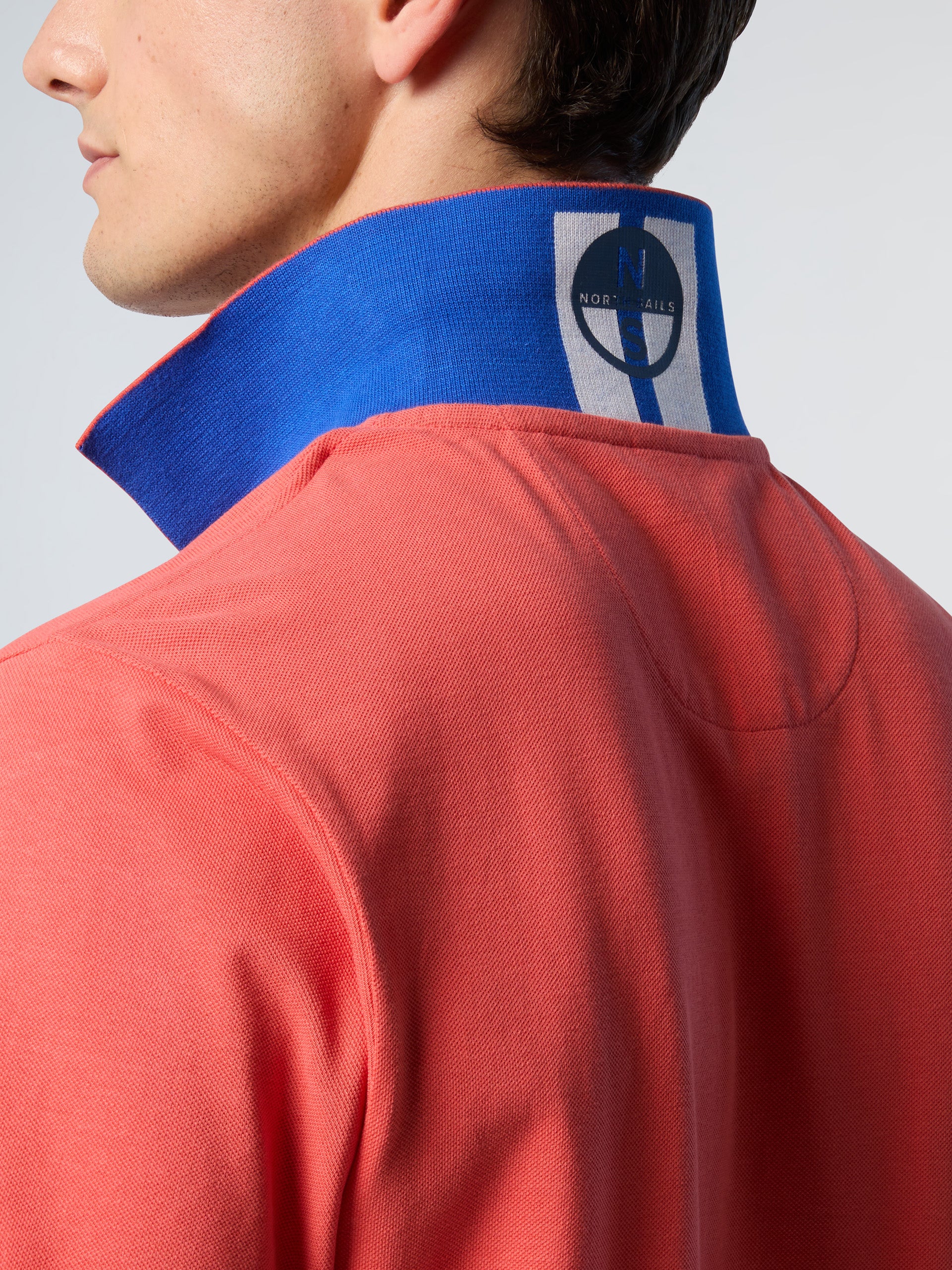 Polo shirt with striped placket - Image 13