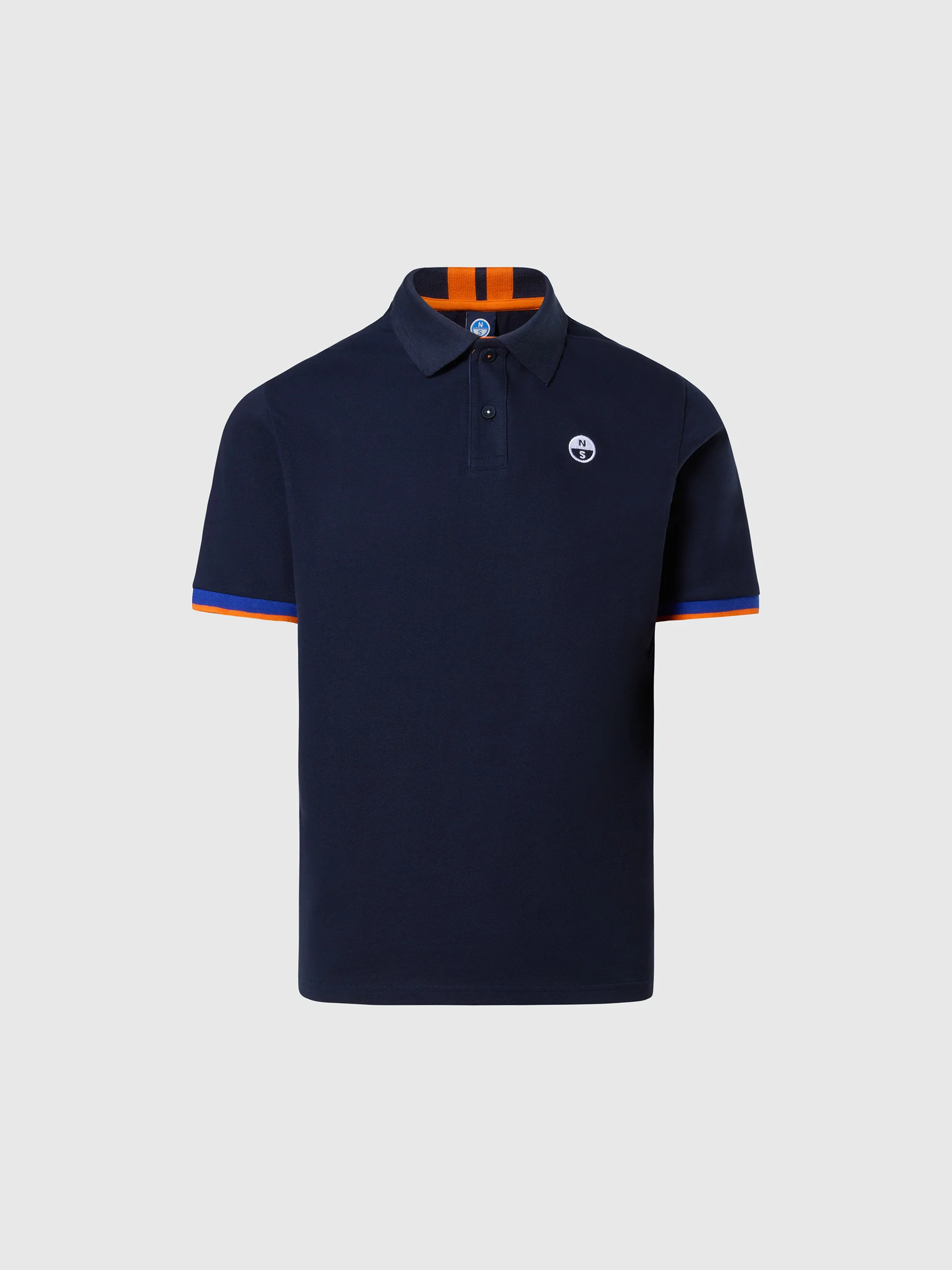 Polo shirt with striped placket - Image 17