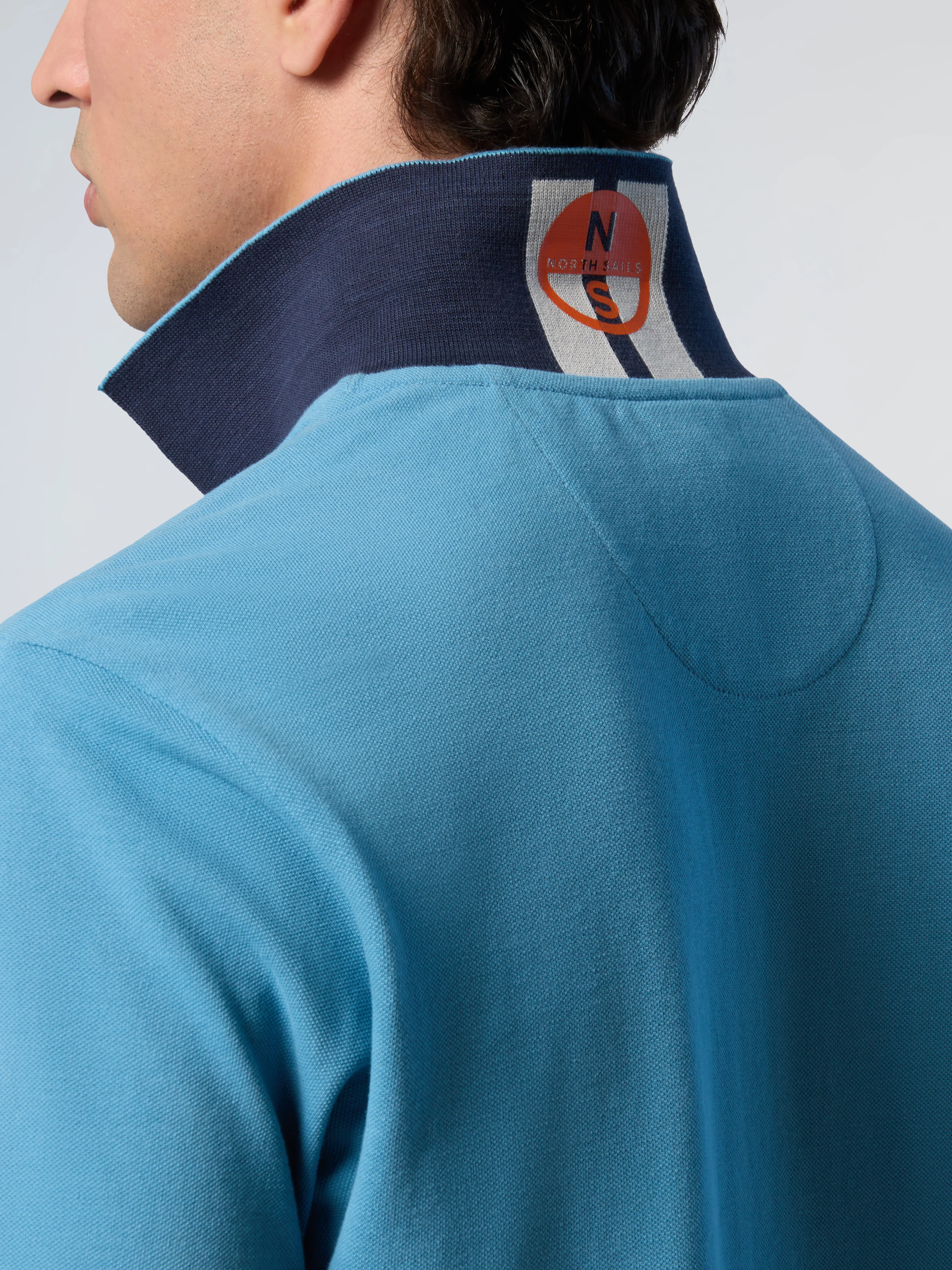 Polo shirt with striped placket - Image 27
