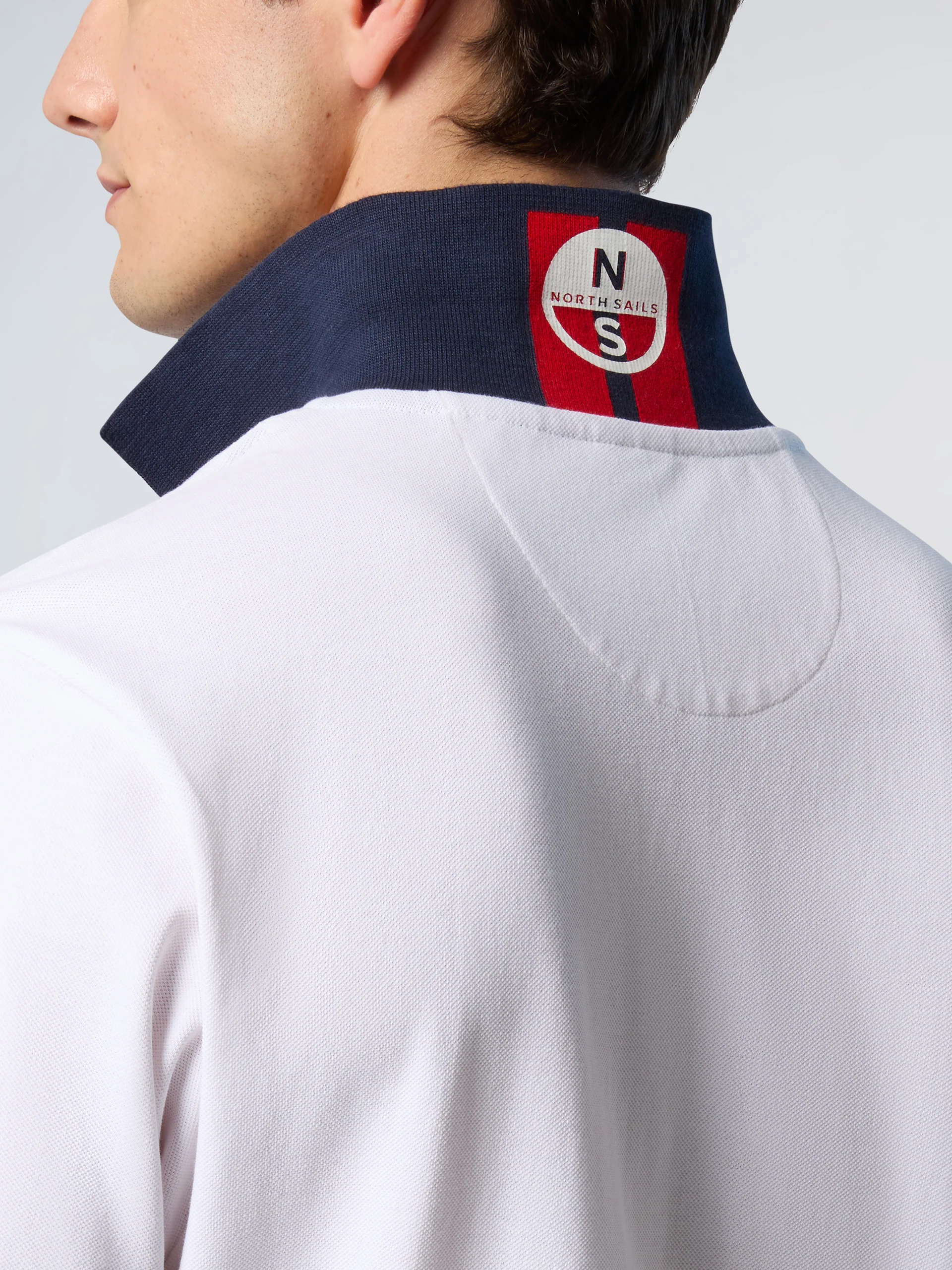 Polo shirt with striped placket - Image 7