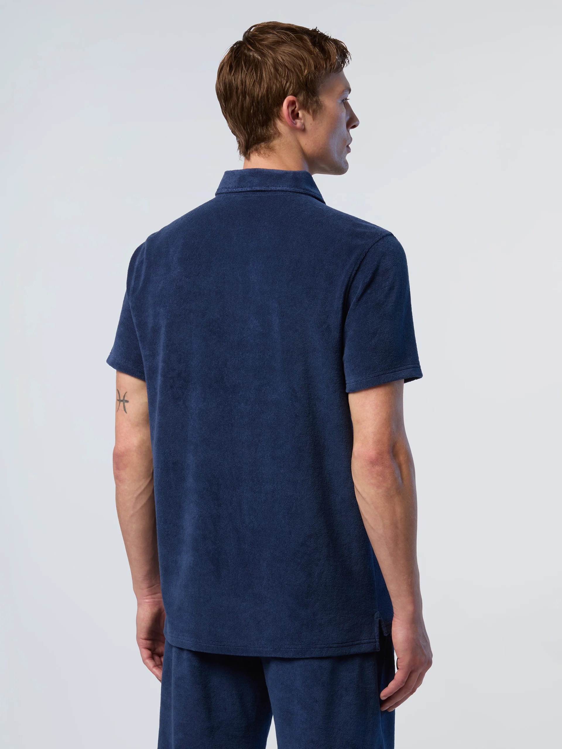Terry toweling polo shirt - Image 10