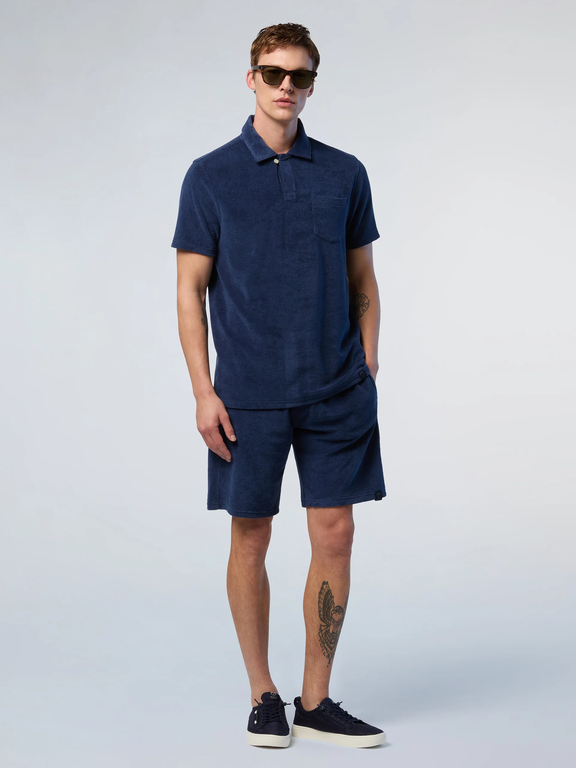 Terry toweling polo shirt - Image 11
