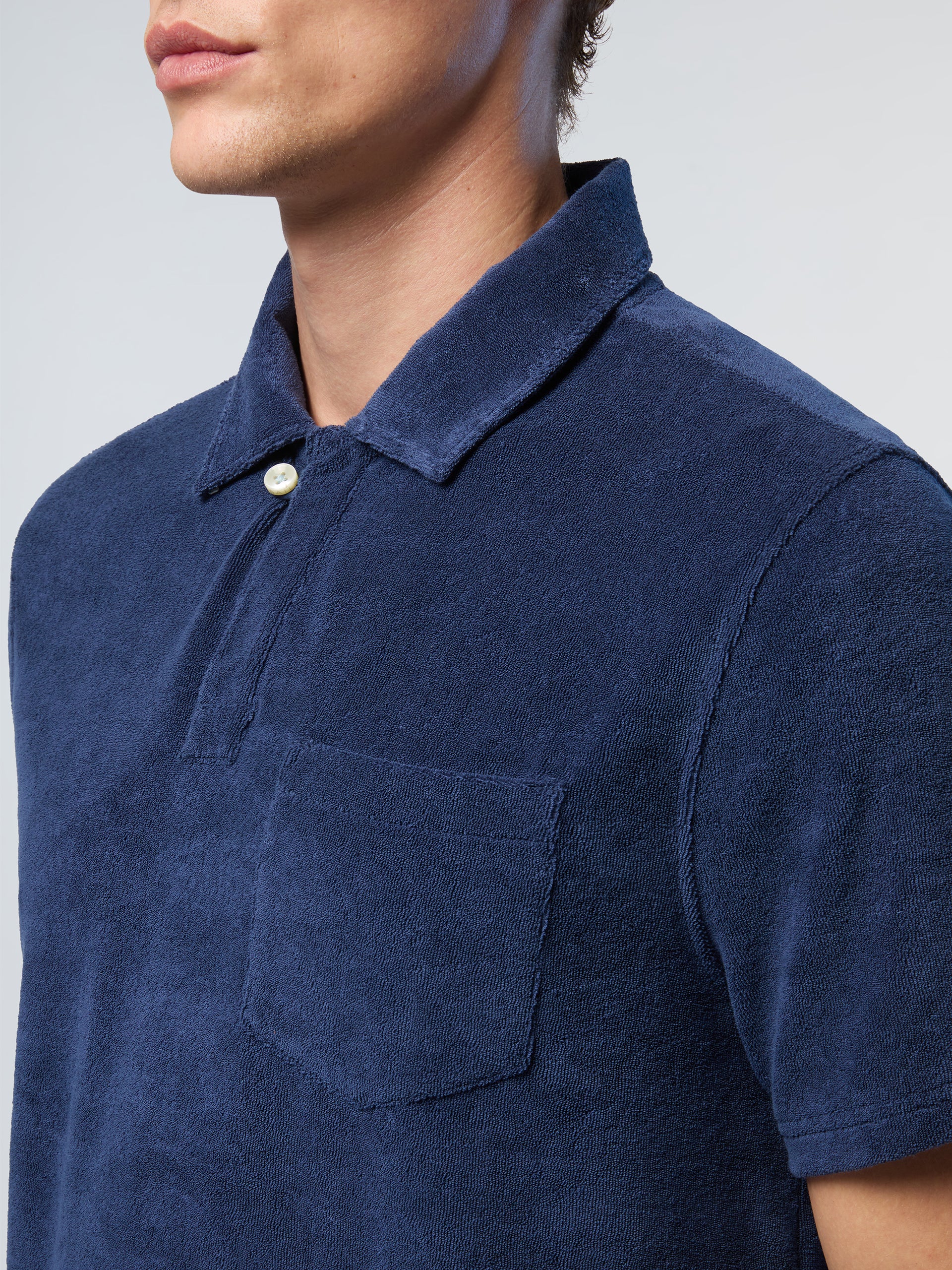 Terry toweling polo shirt - Image 12