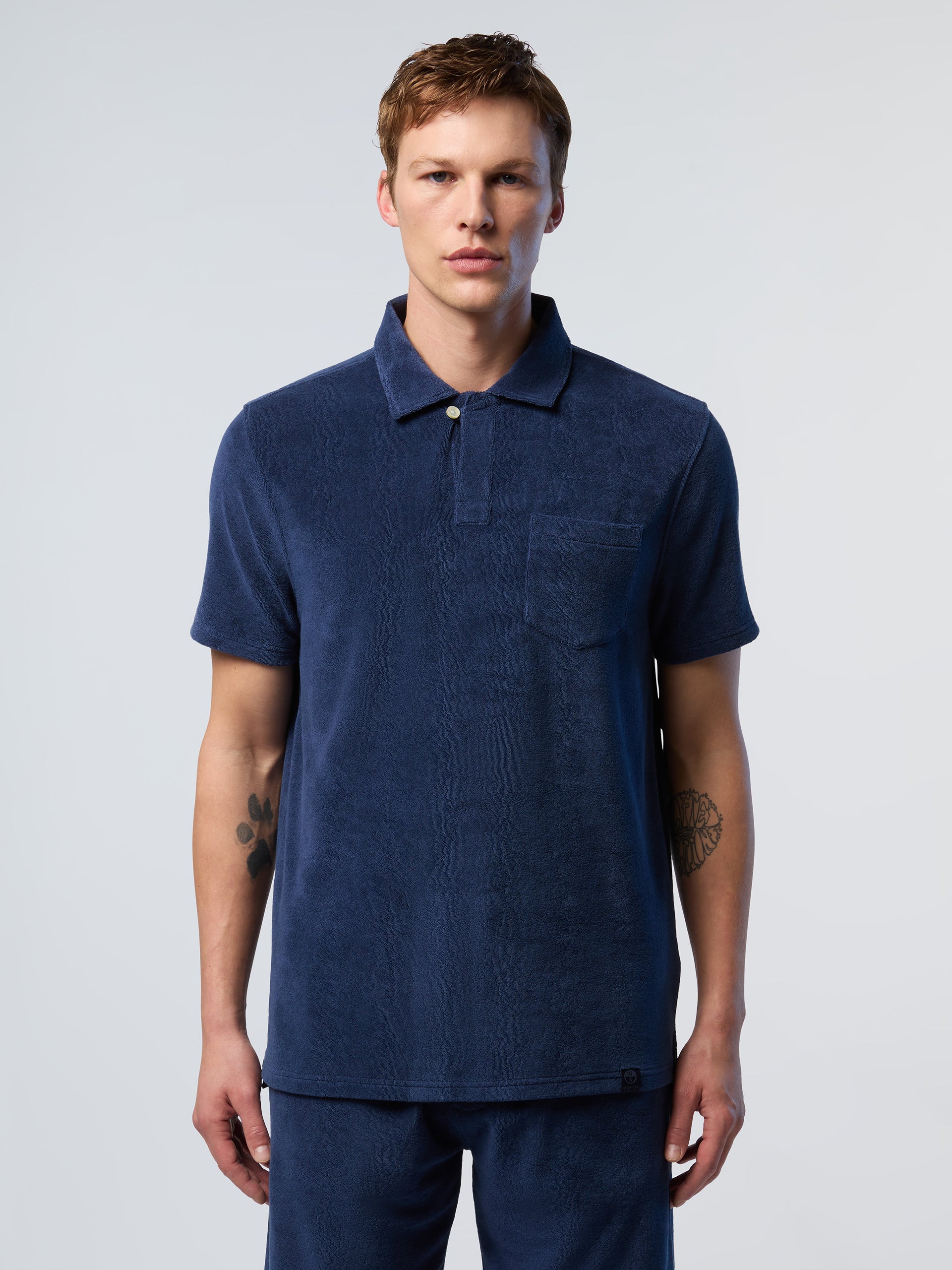 Terry toweling polo shirt - Image 7