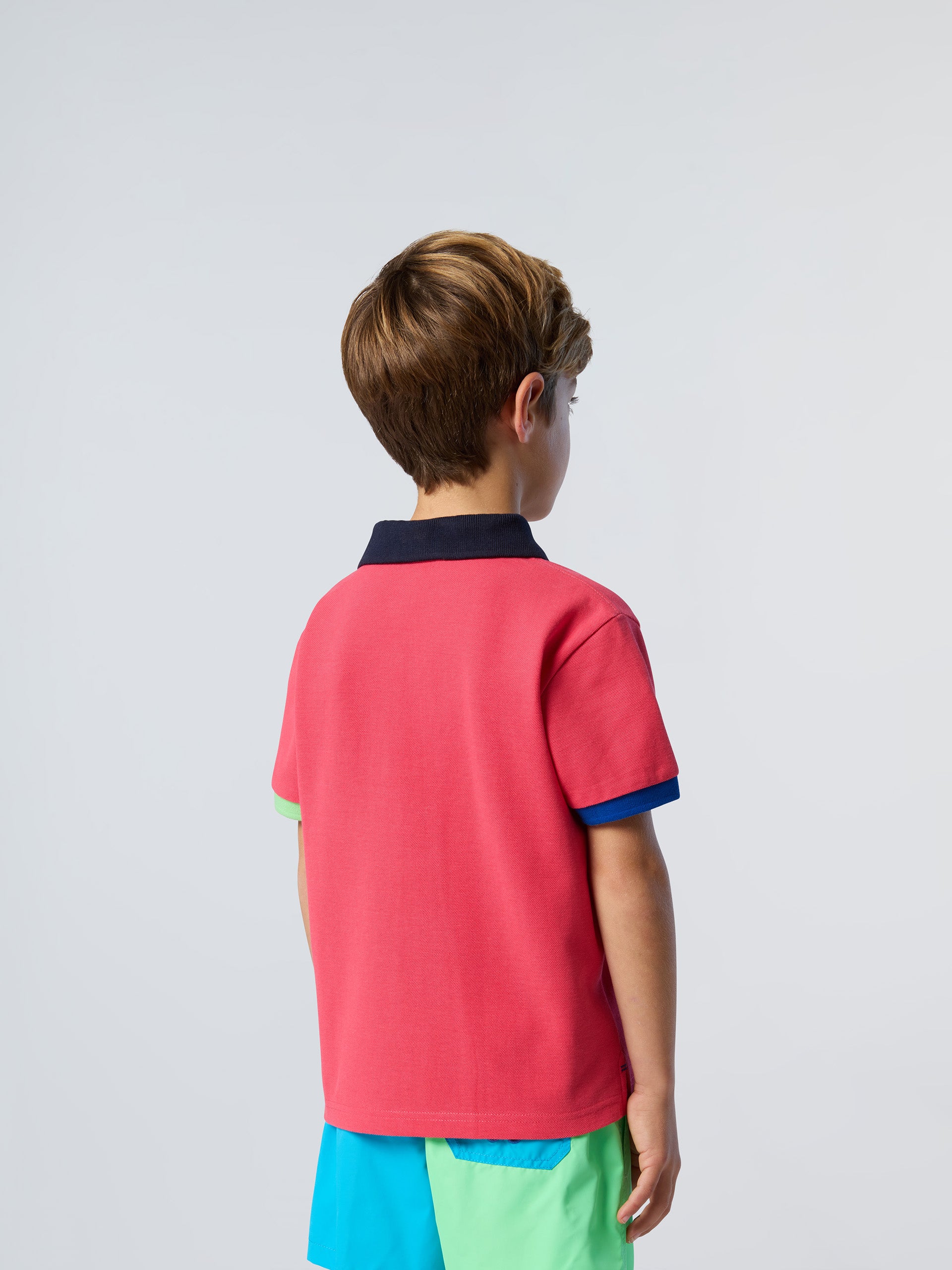 Polo shirt with colorful trims - Image 10