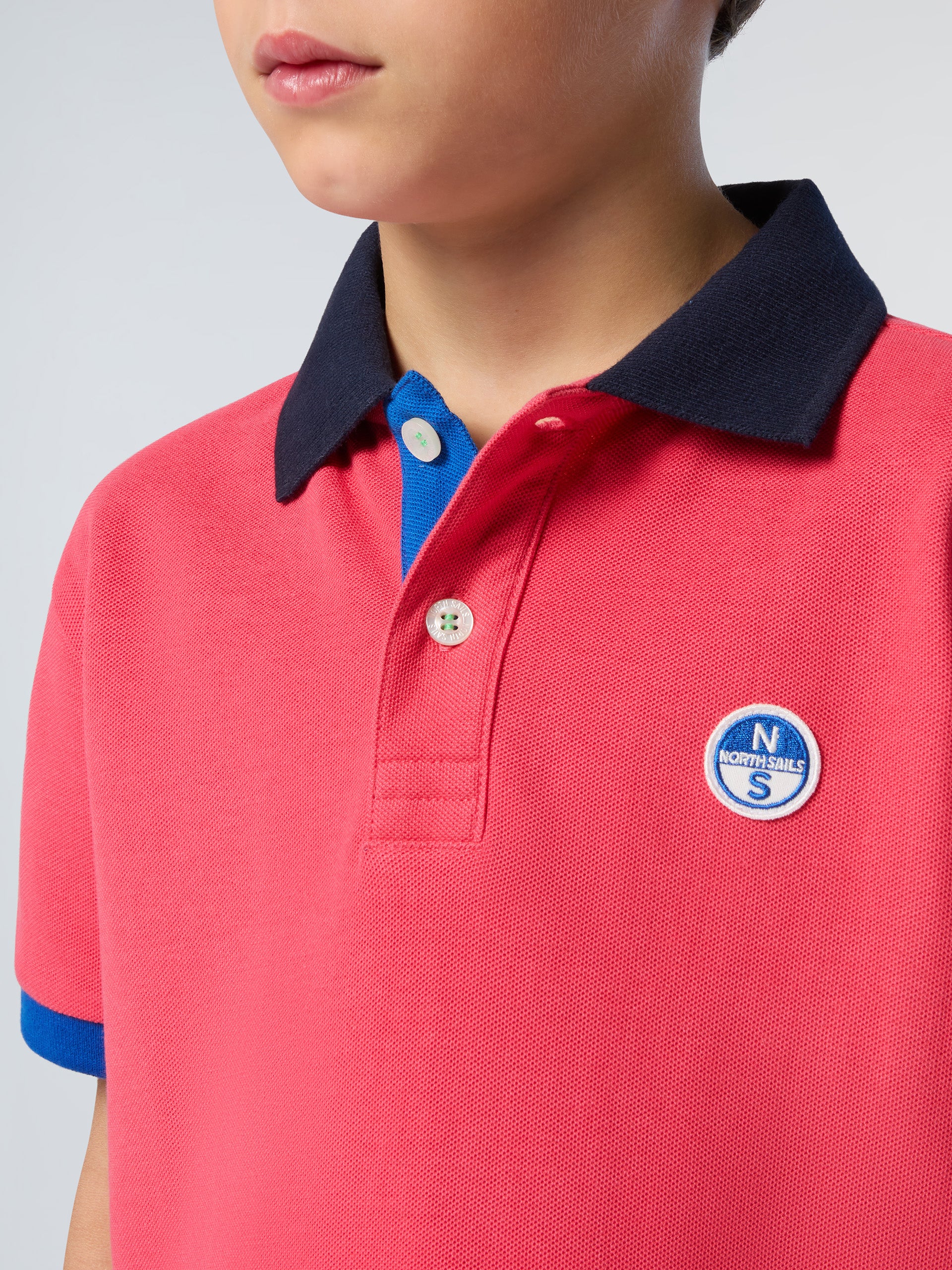 Polo shirt with colorful trims - Image 12