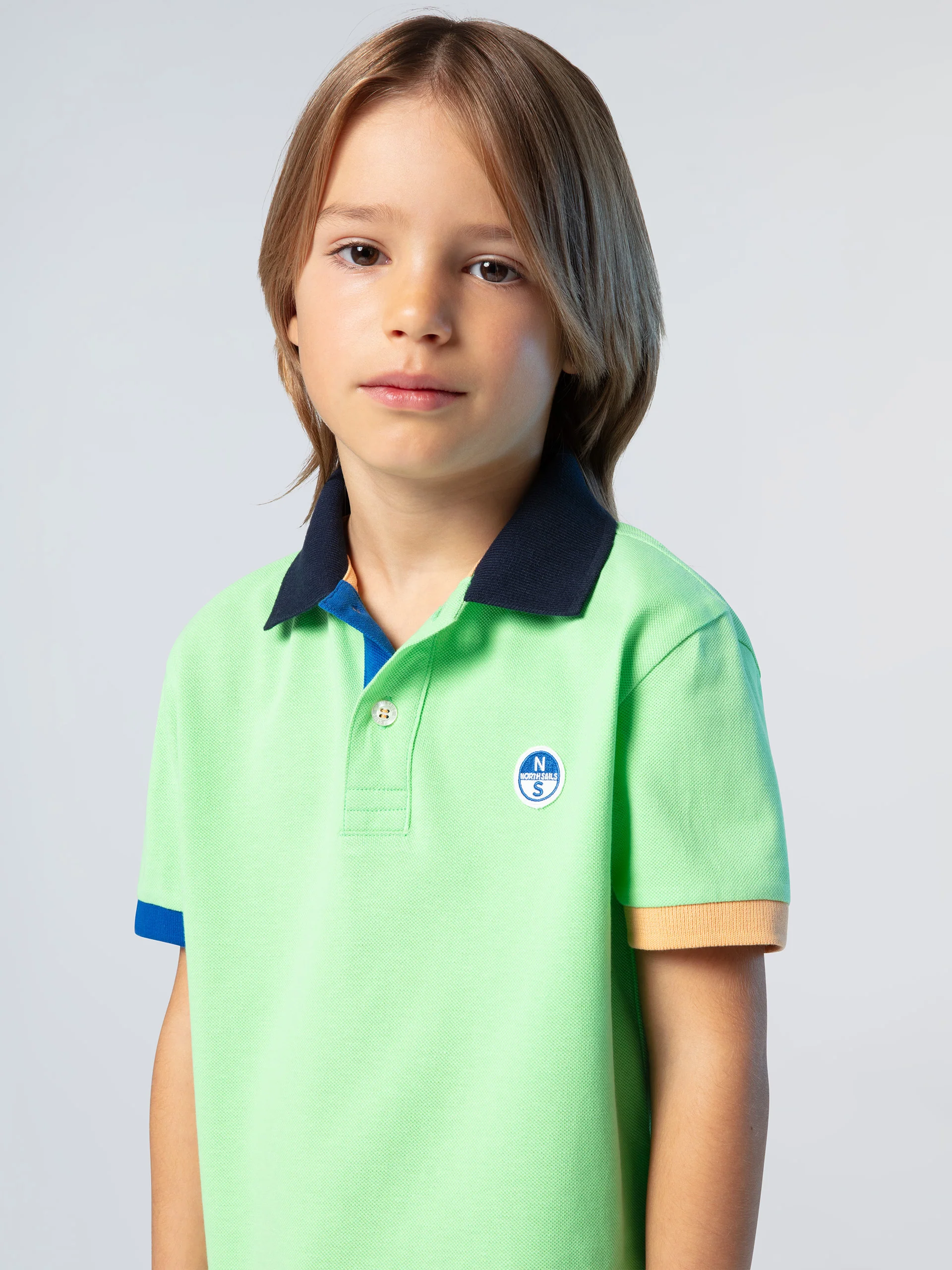 Polo shirt with colorful trims - Image 15