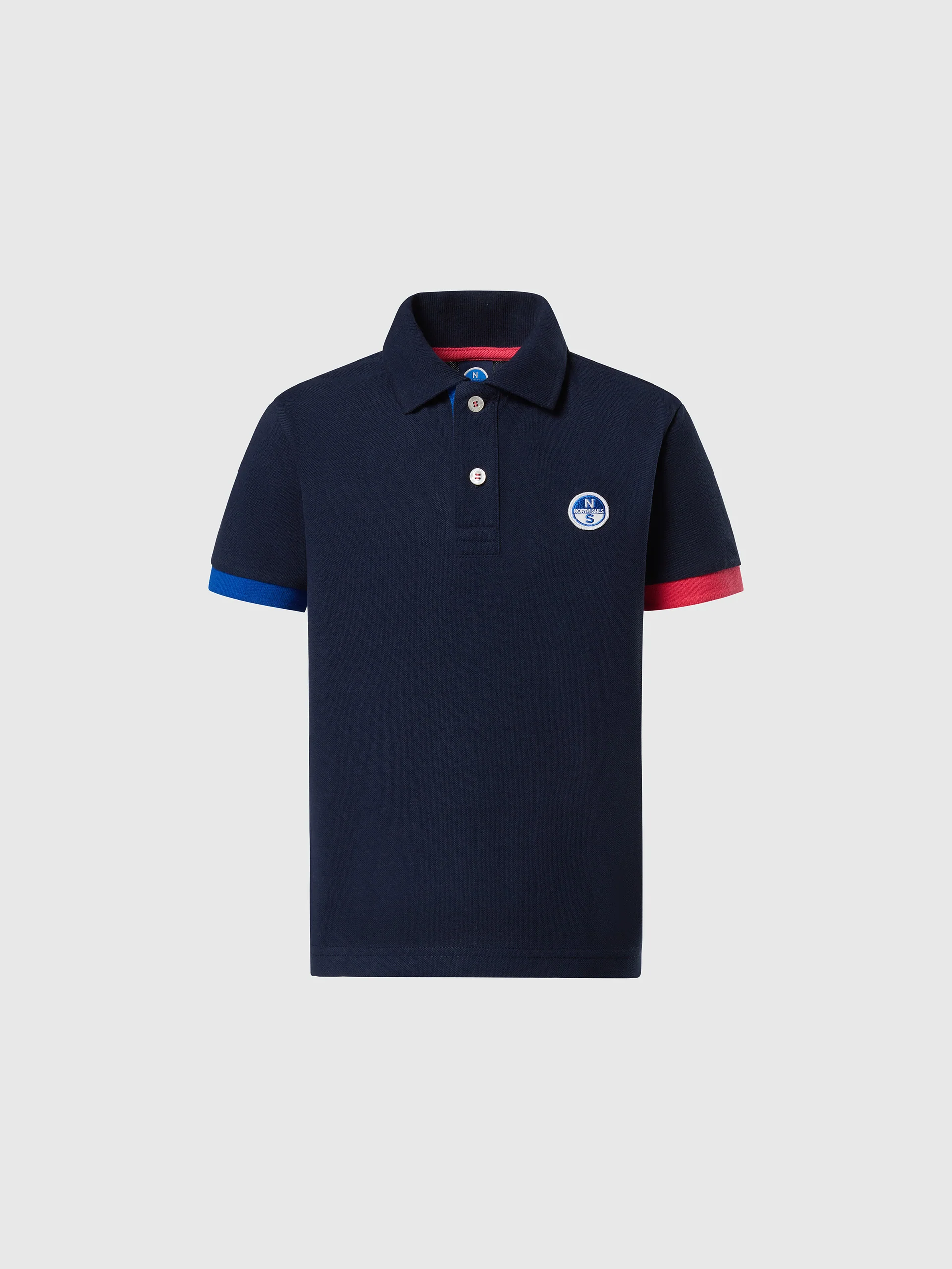 Polo shirt with colorful trims - Image 23