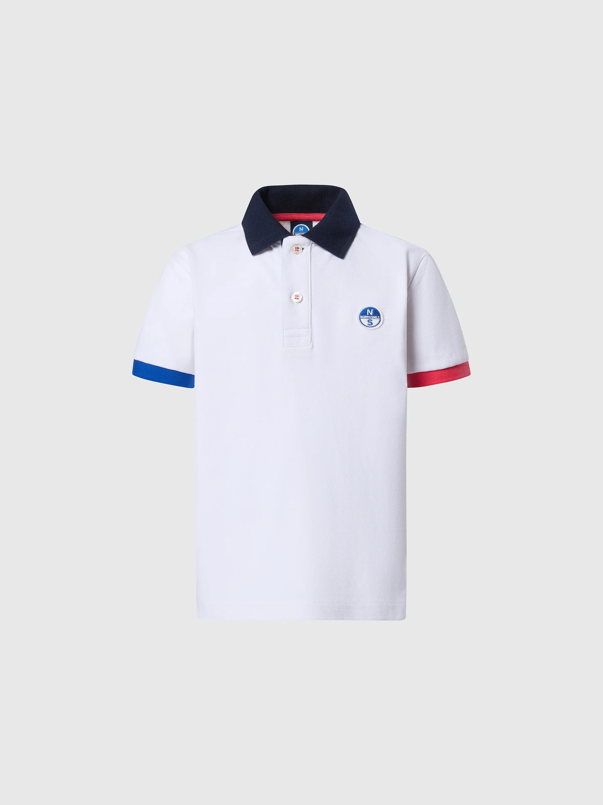 Polo shirt with colorful trims - Image 3