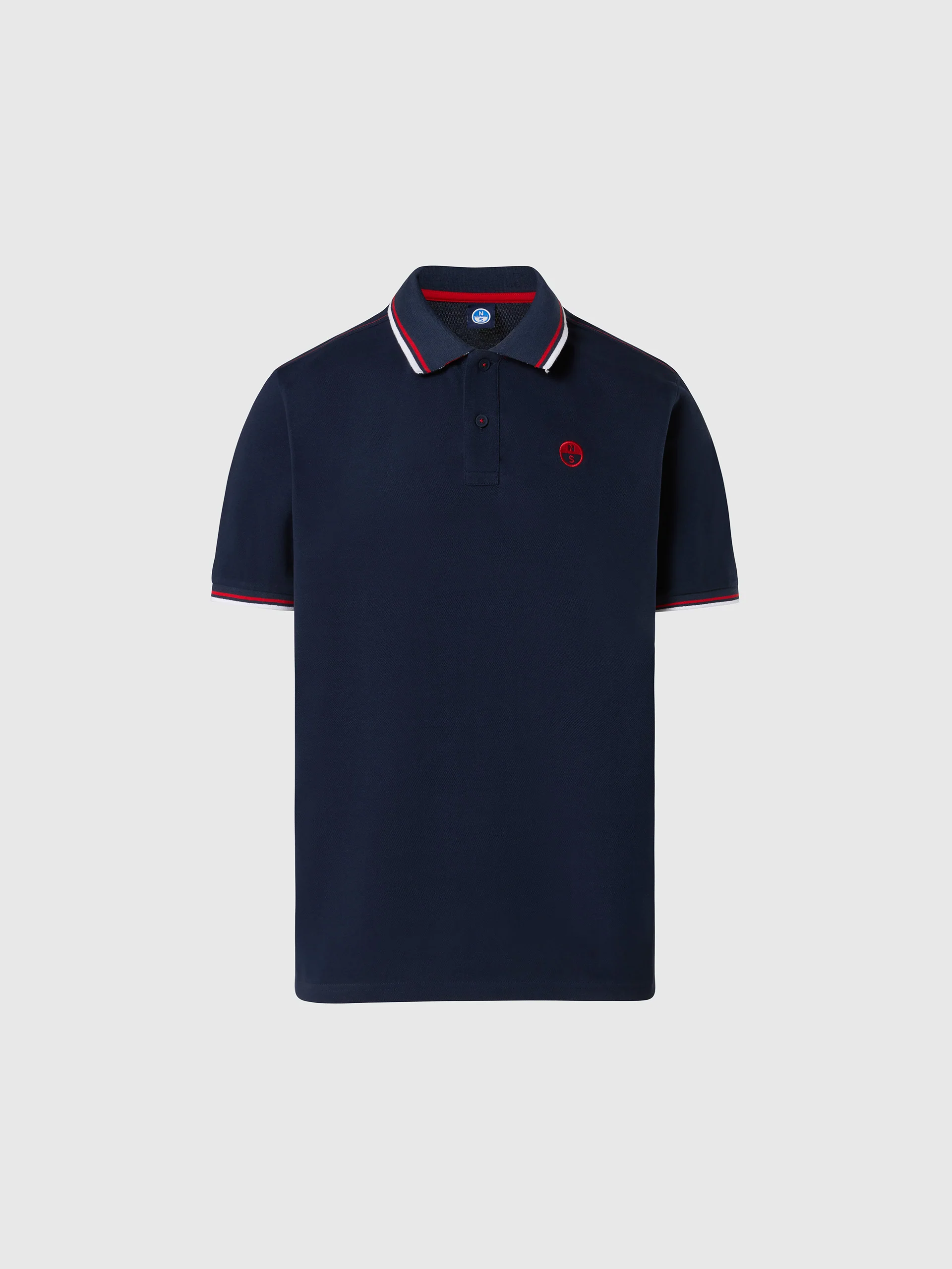 Polo shirt with striped trims - Image 24