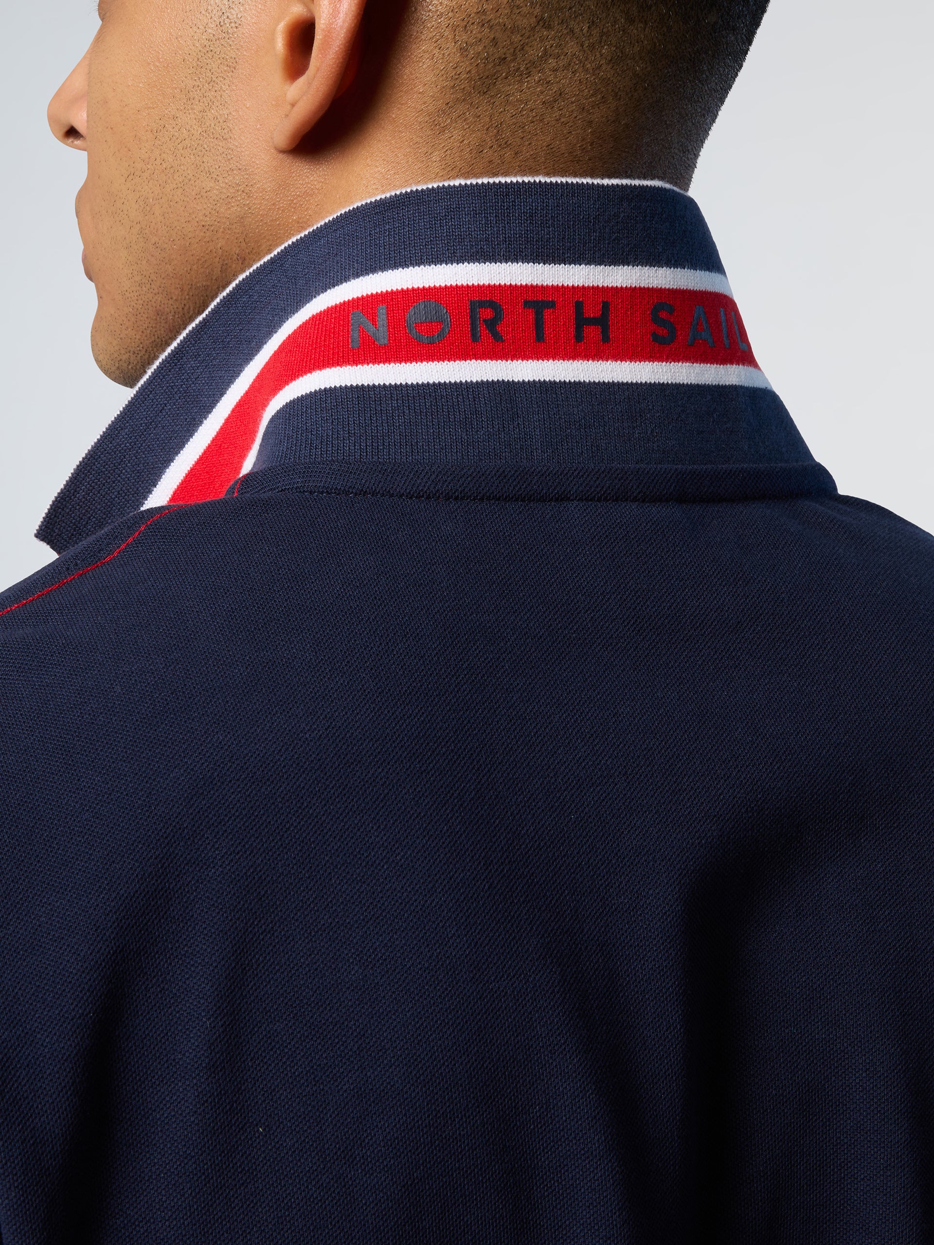 Polo shirt with striped trims - Image 28