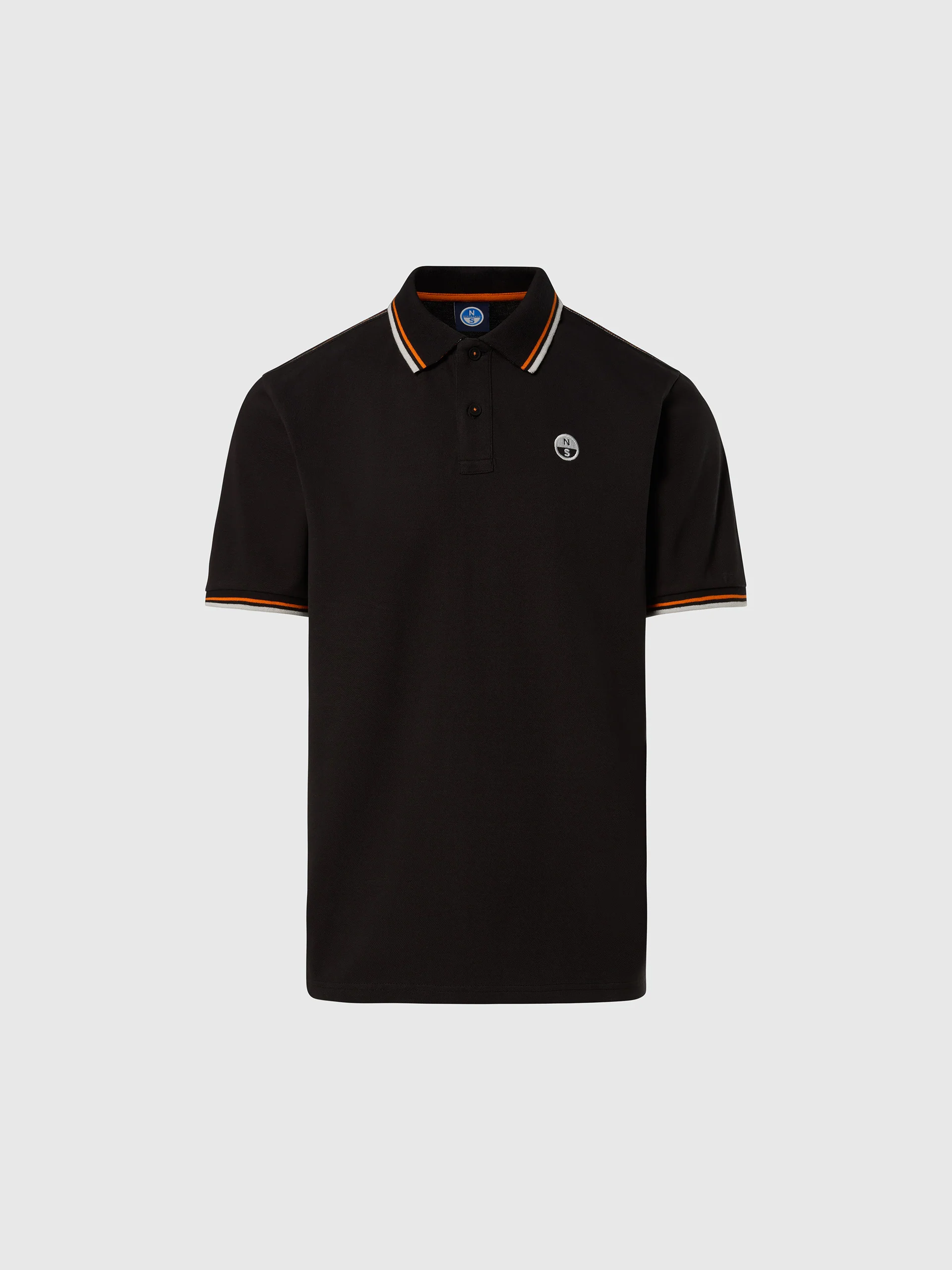 Polo shirt with striped trims - Image 38