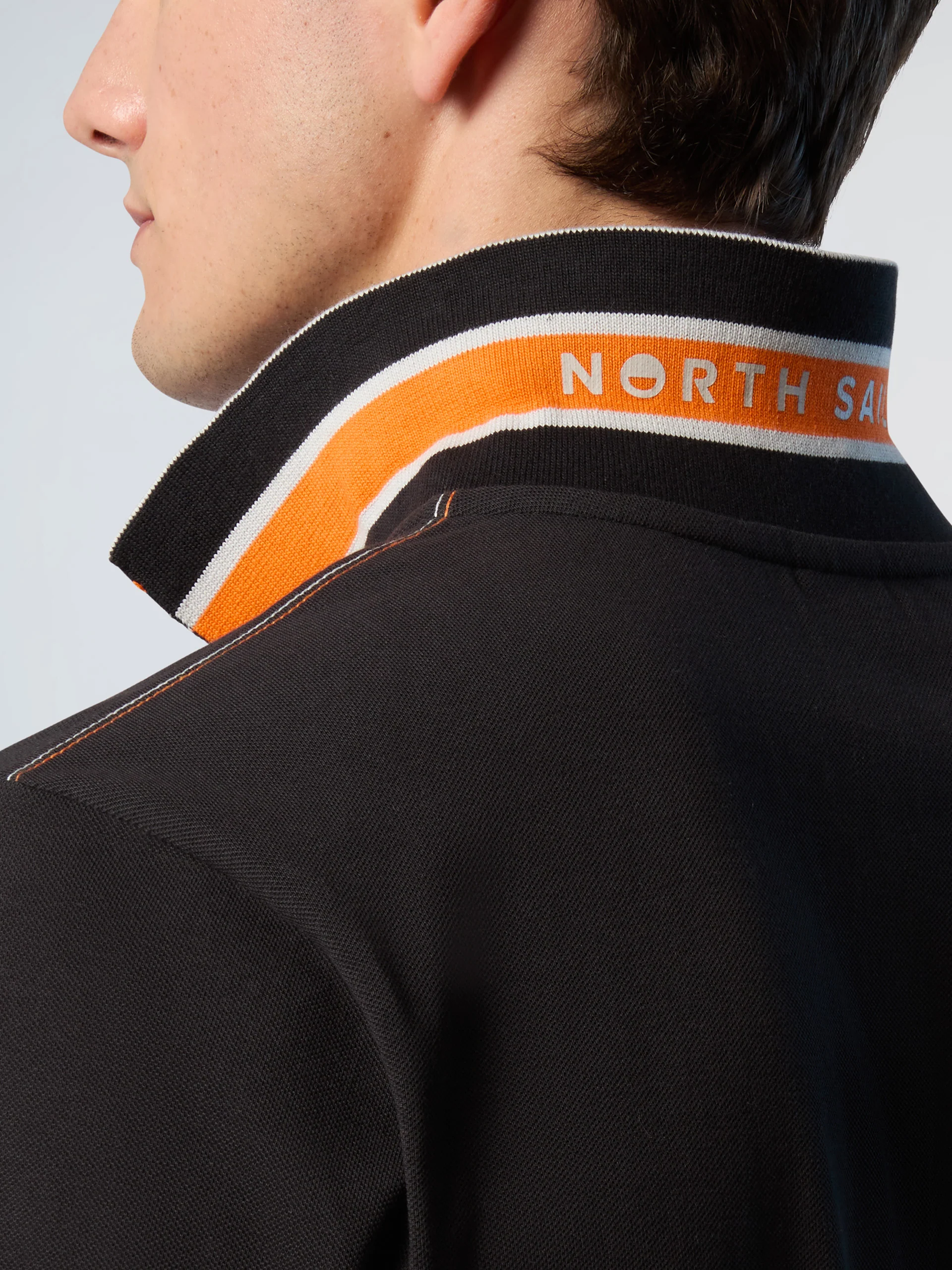 Polo shirt with striped trims - Image 42