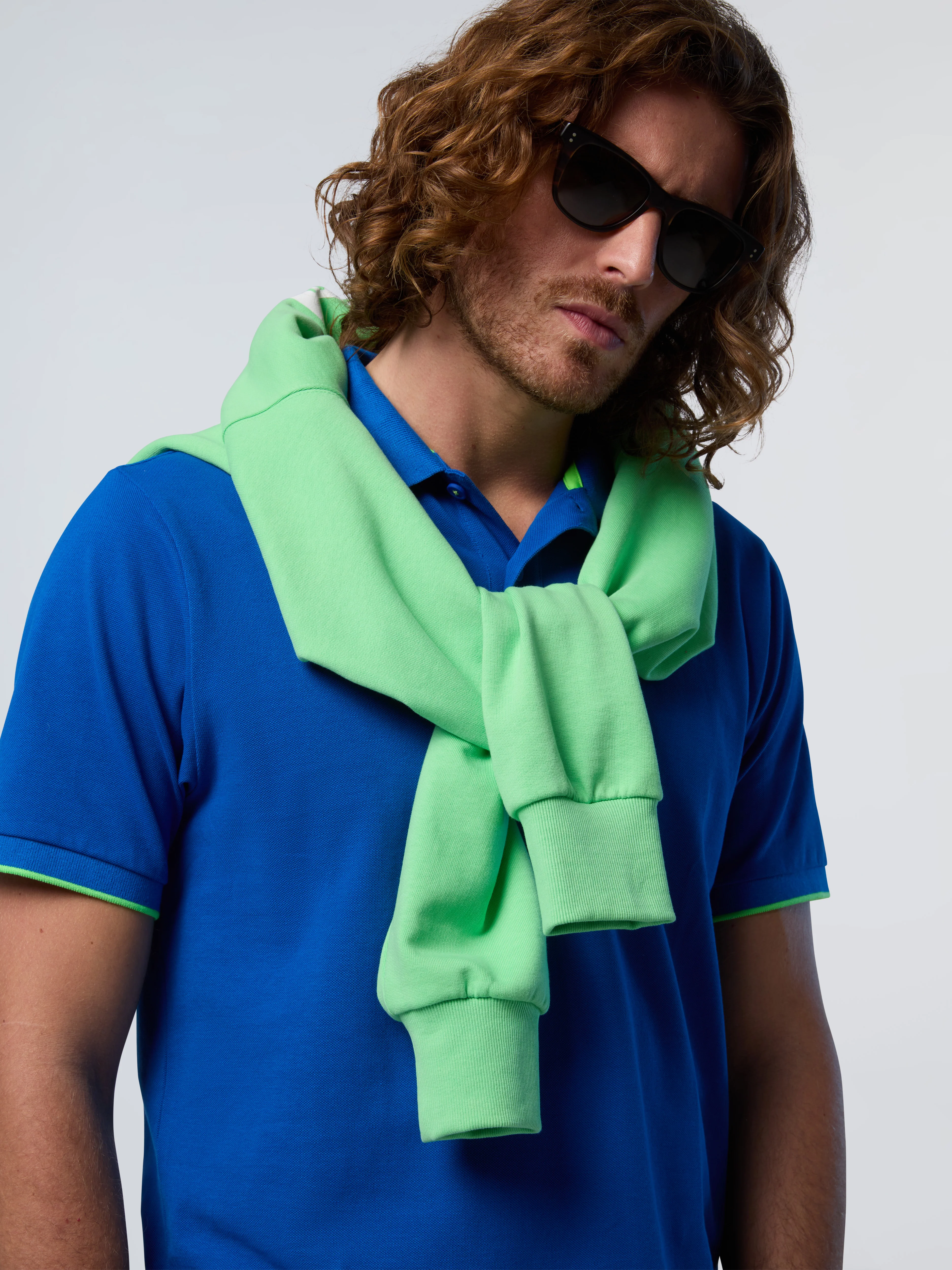 Polo shirt with neon logo - Image 16