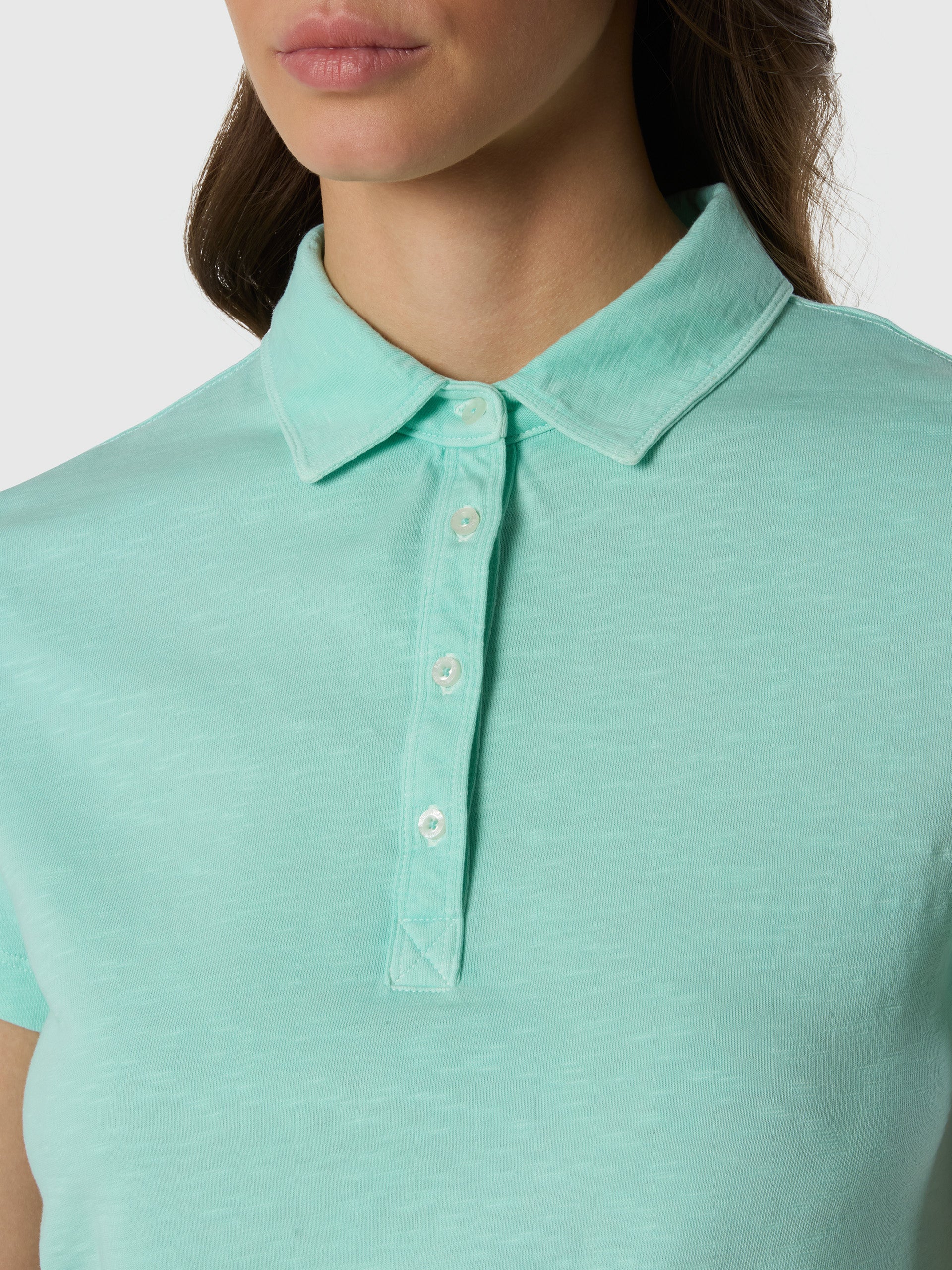 Slub jersey polo shirt - Image 13