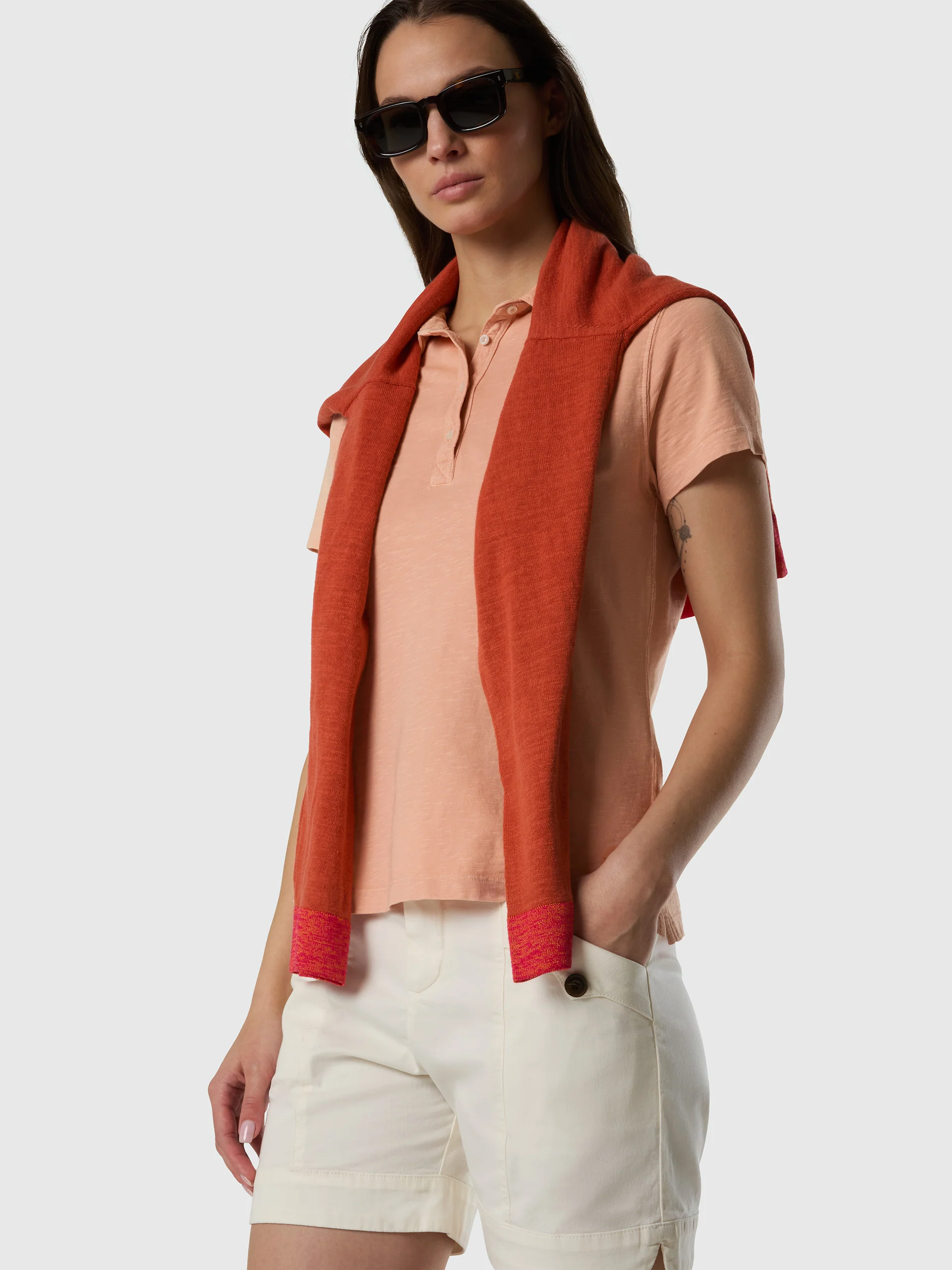 Slub jersey polo shirt - Image 2