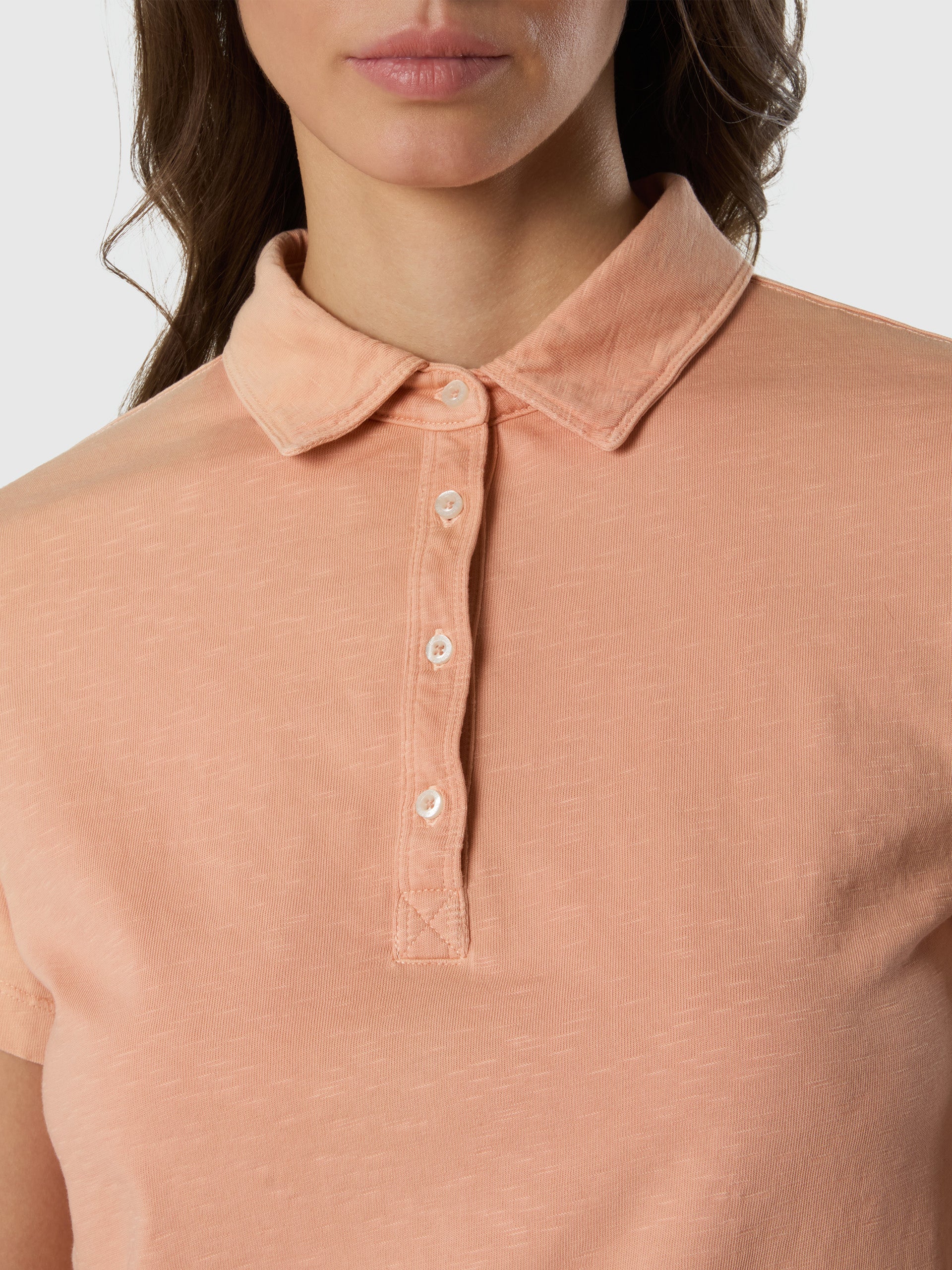 Slub jersey polo shirt - Image 6