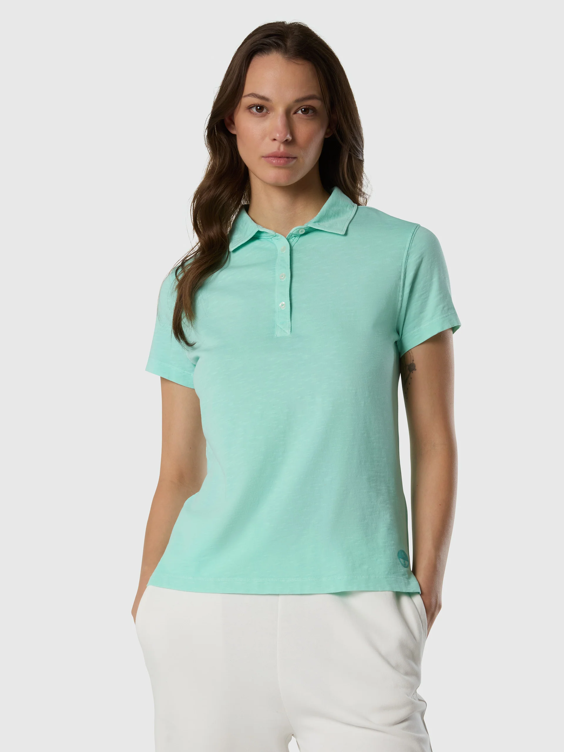 Slub jersey polo shirt - Image 8
