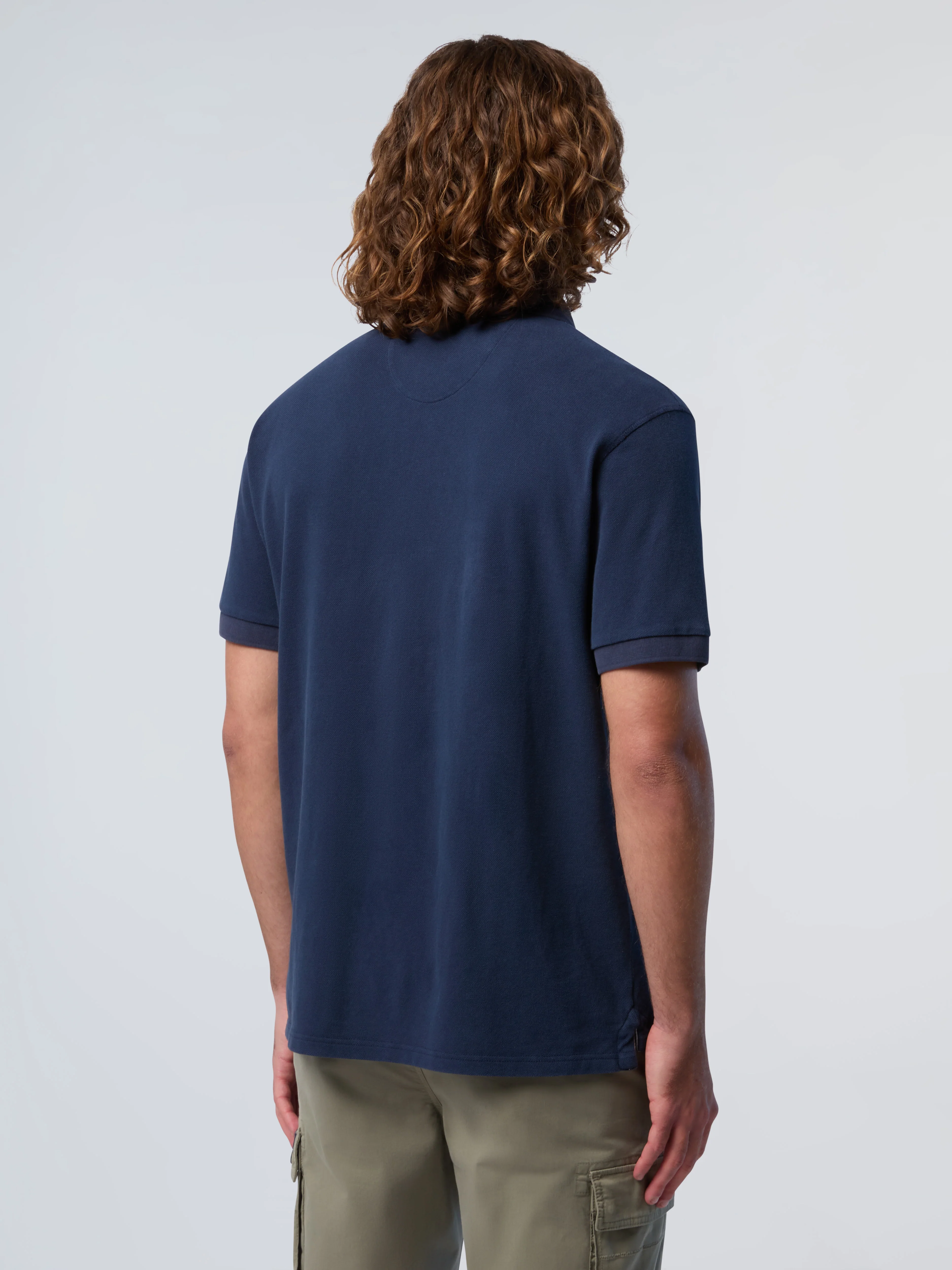 Polo shirt with vintage wash - Image 11