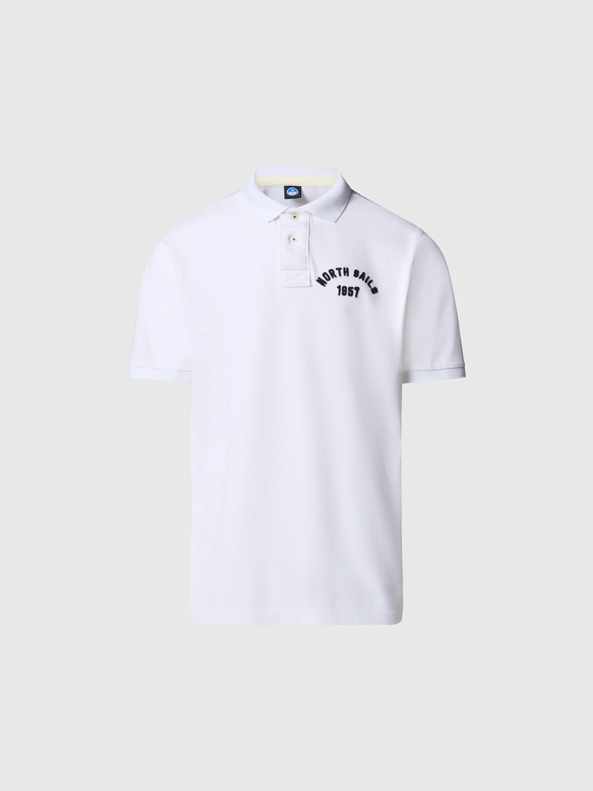 Polo shirt with vintage wash - Image 3