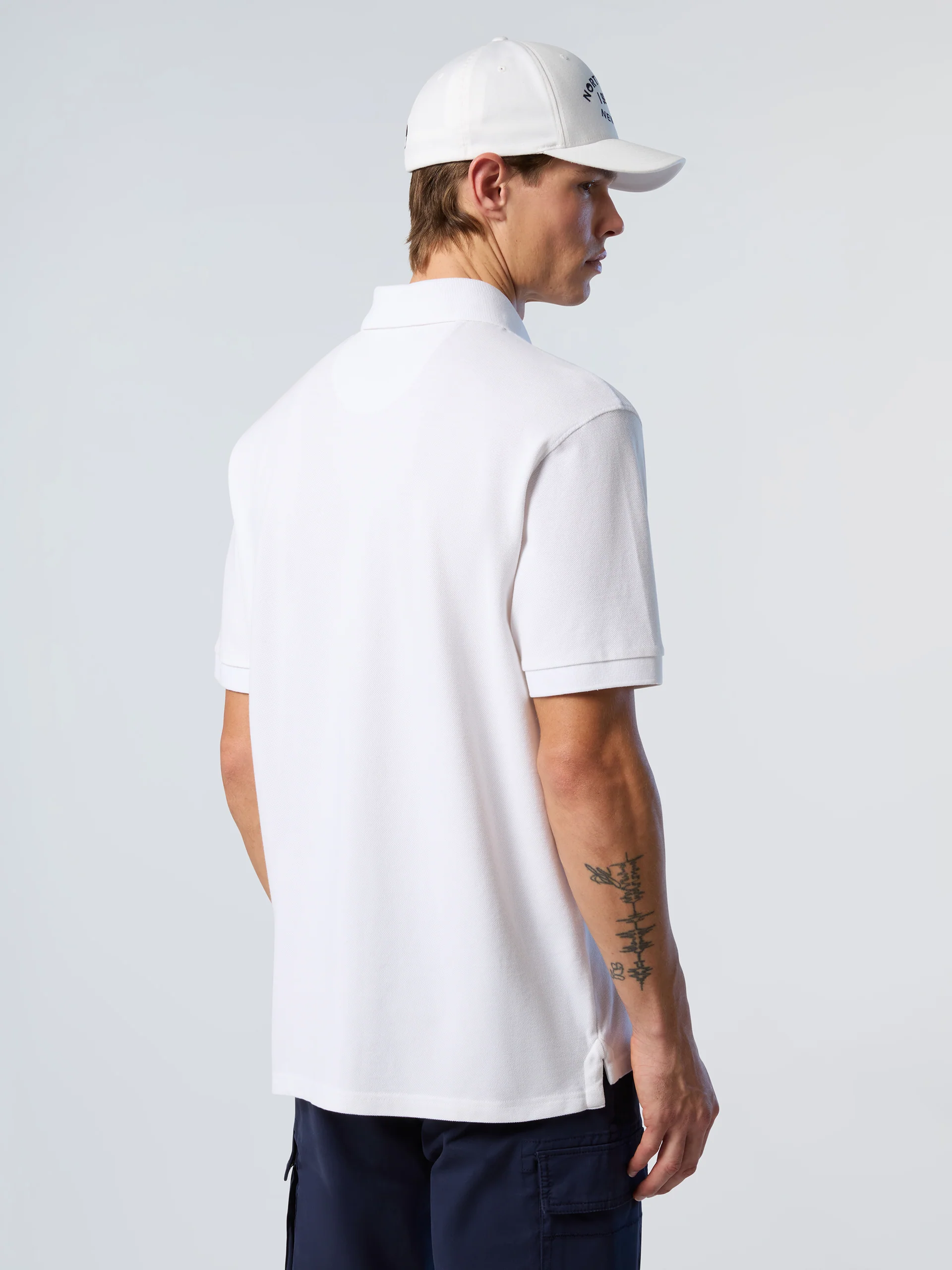Polo shirt with vintage wash - Image 4
