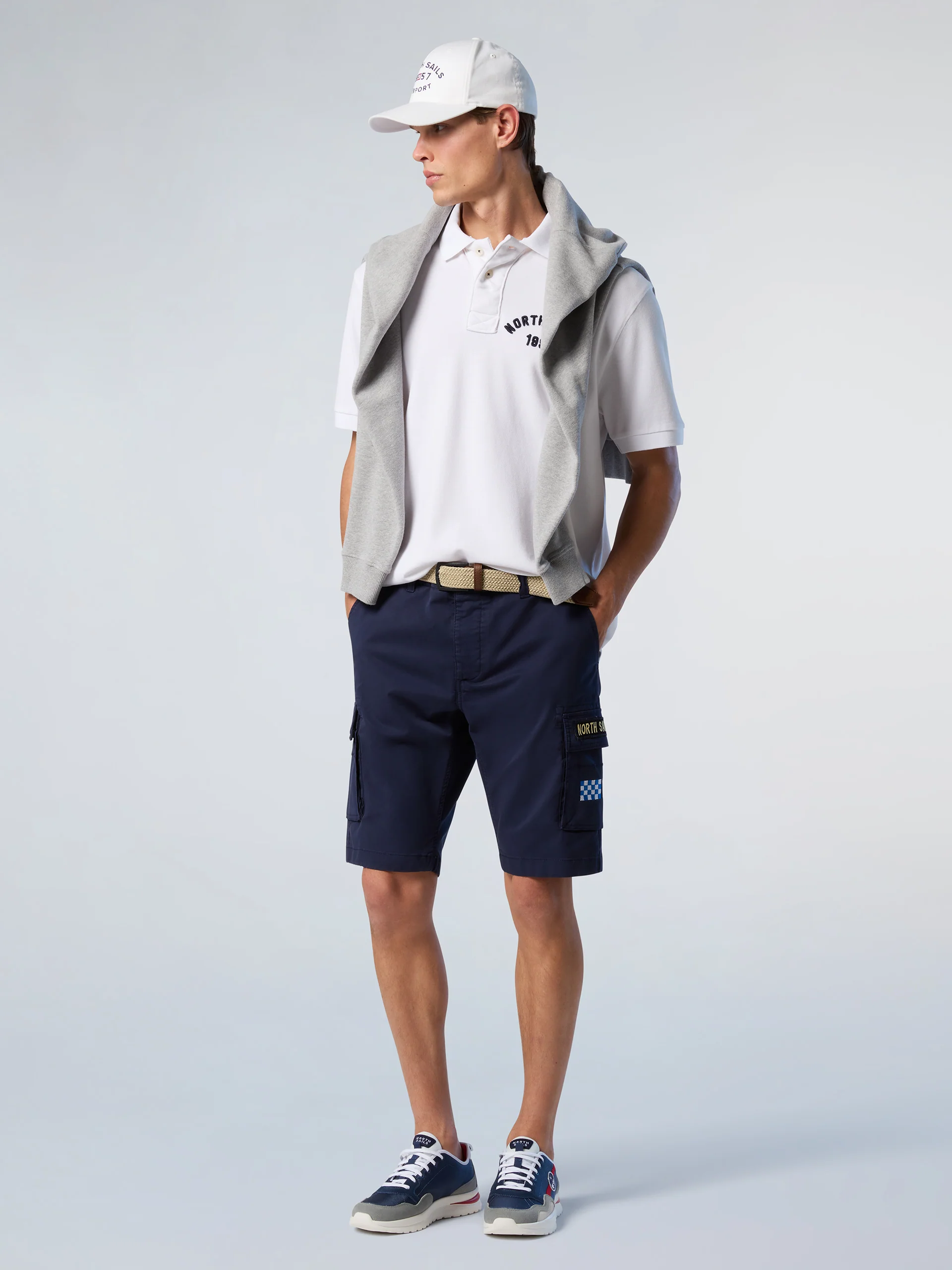 Polo shirt with vintage wash - Image 5