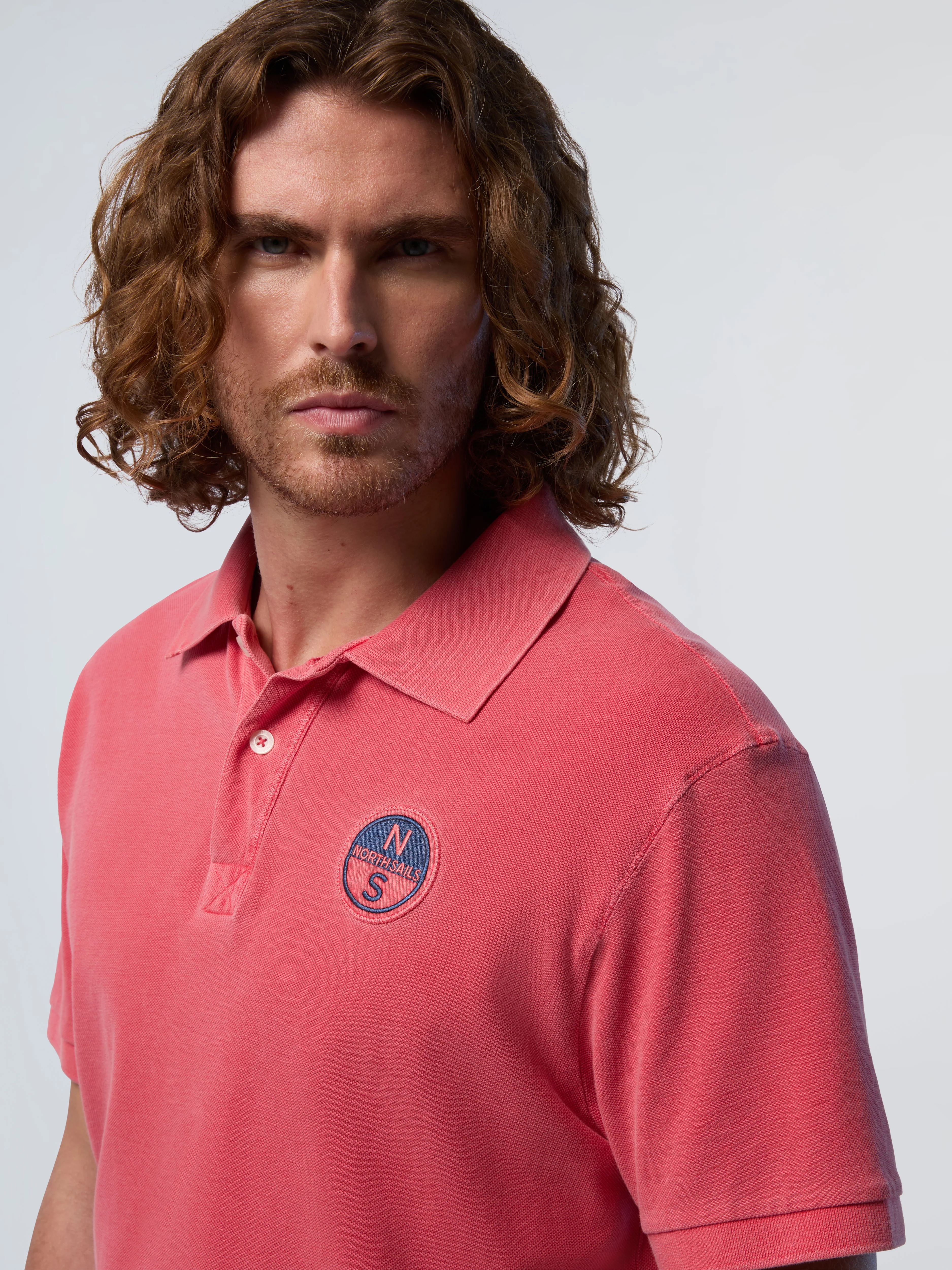 Polo shirt with pigment-dyed finish - Image 10