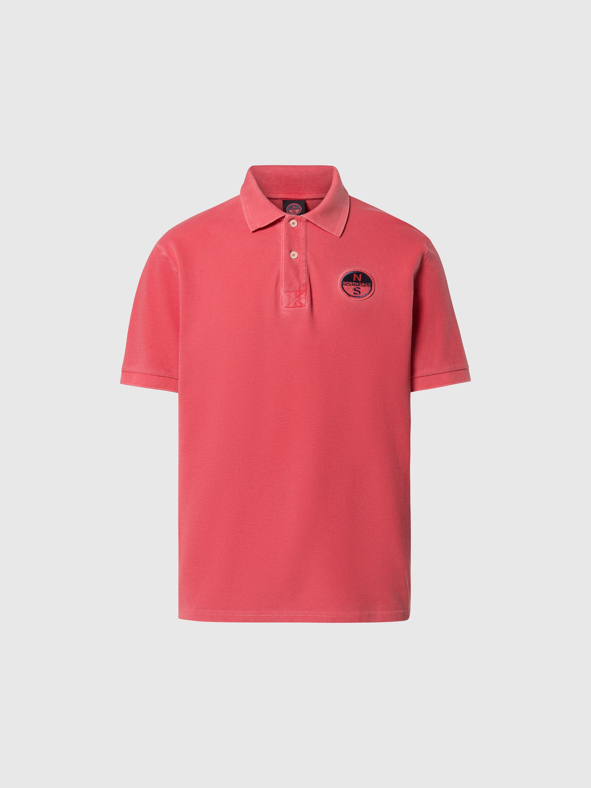 Polo shirt with pigment-dyed finish - Image 11