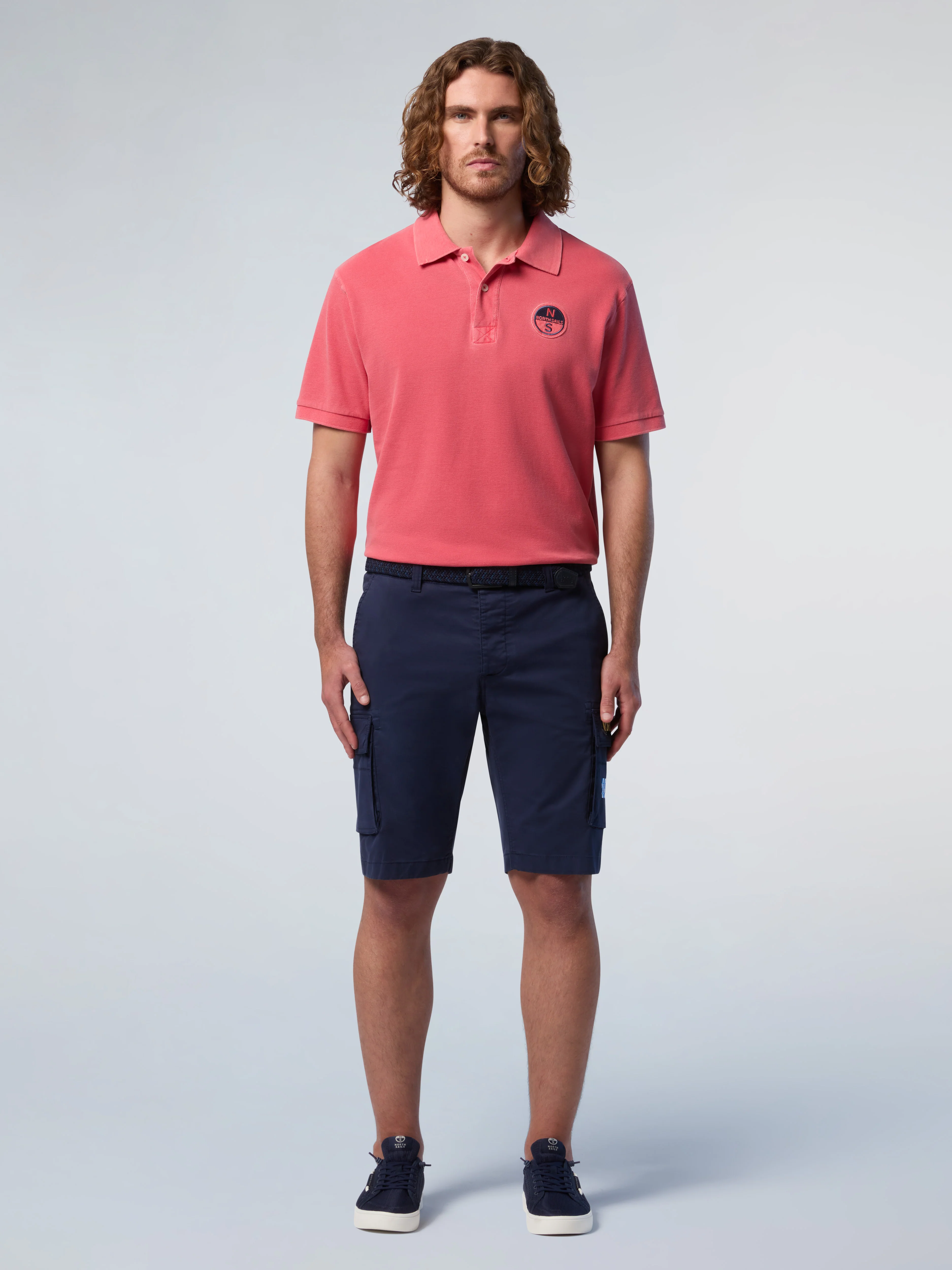 Polo shirt with pigment-dyed finish - Image 13