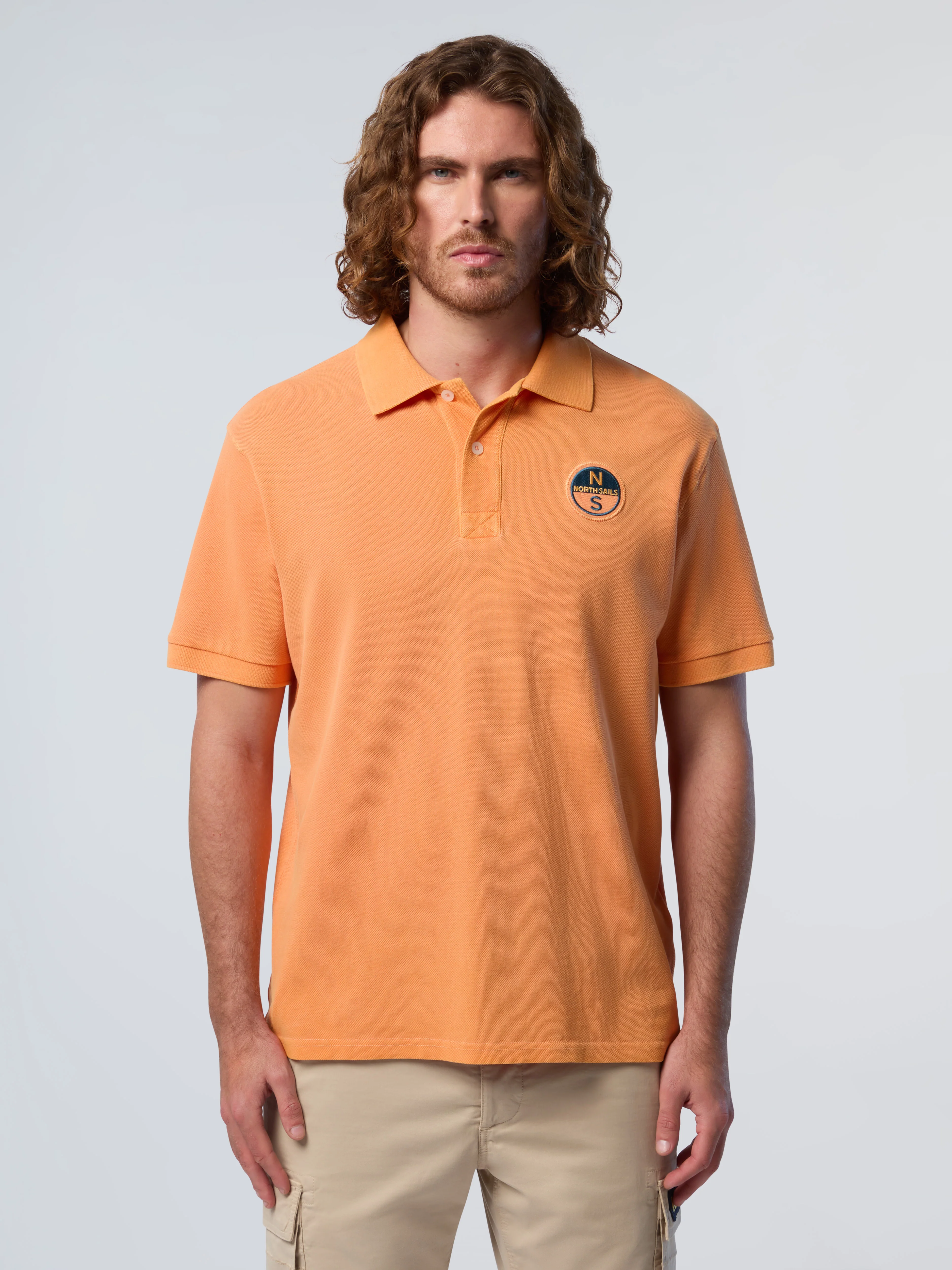Polo shirt with pigment-dyed finish - Image 21