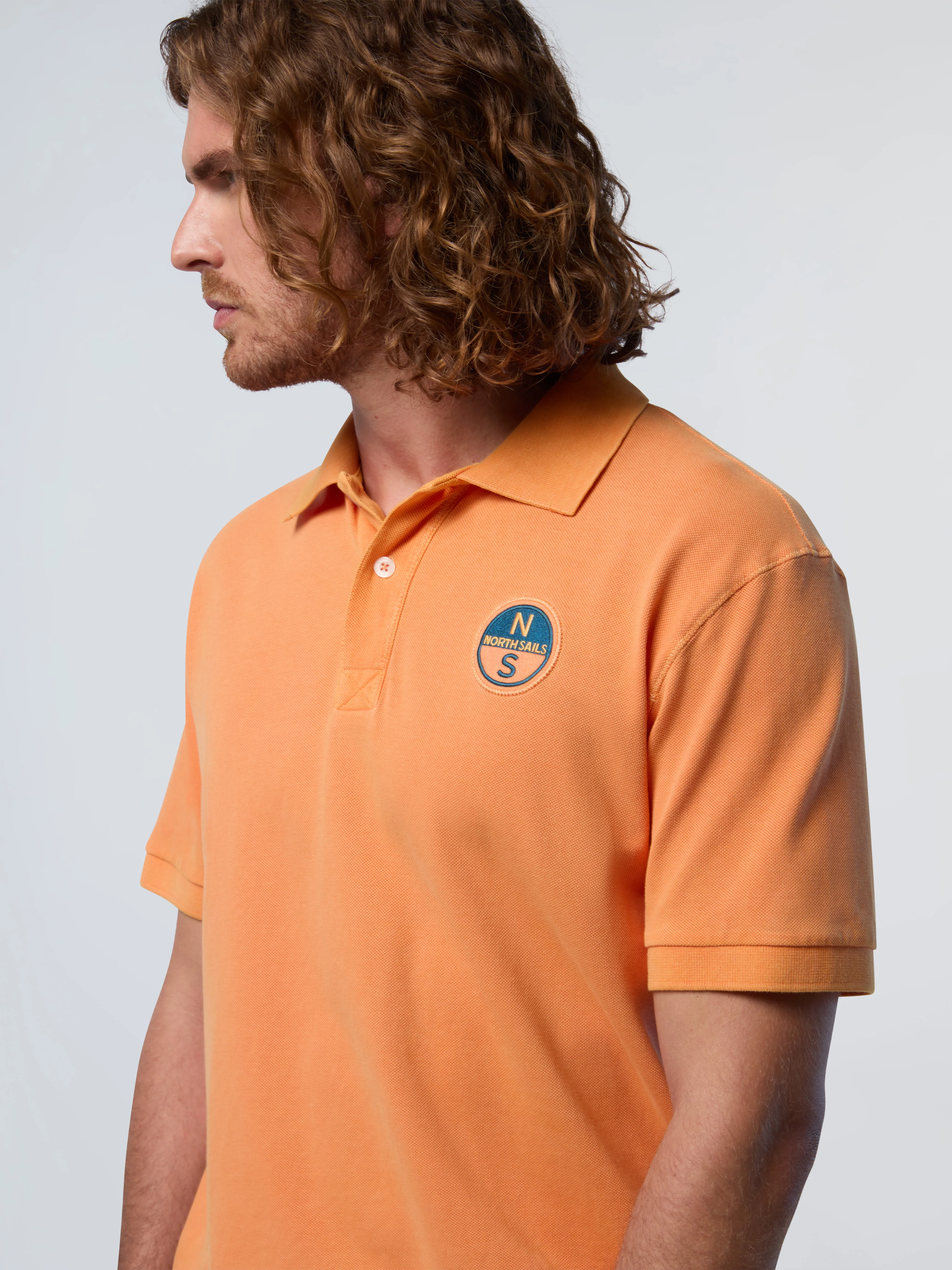 Polo shirt with pigment-dyed finish - Image 22