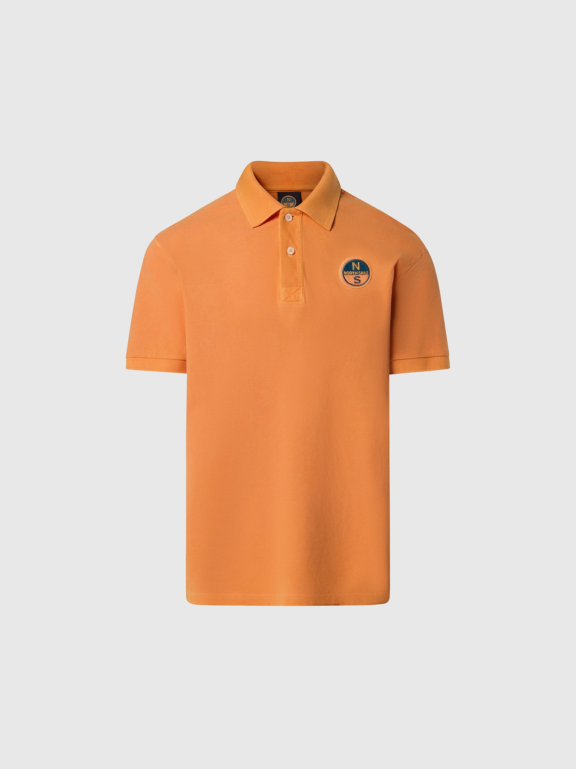 Polo shirt with pigment-dyed finish - Image 23