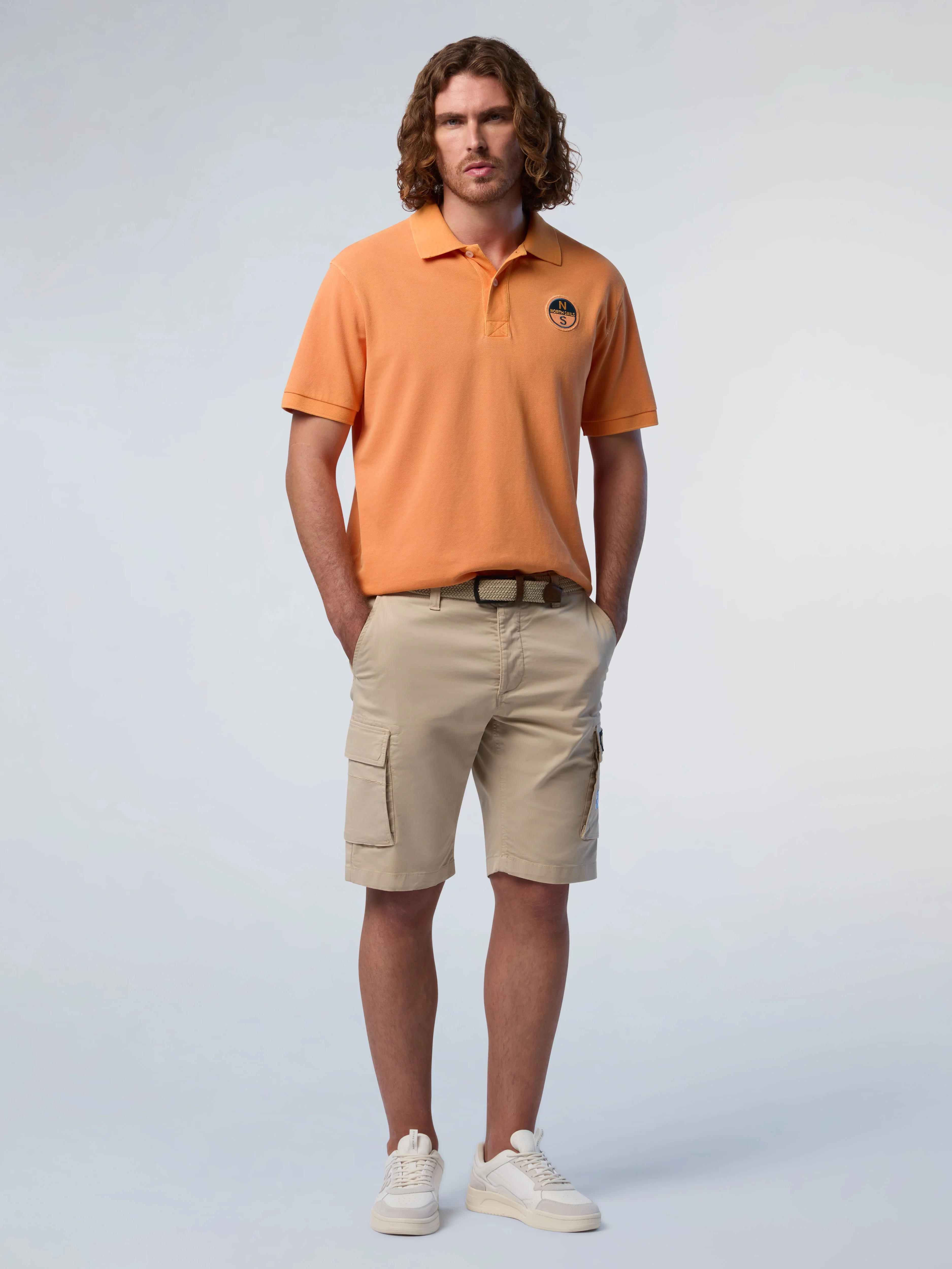 Polo shirt with pigment-dyed finish - Image 25