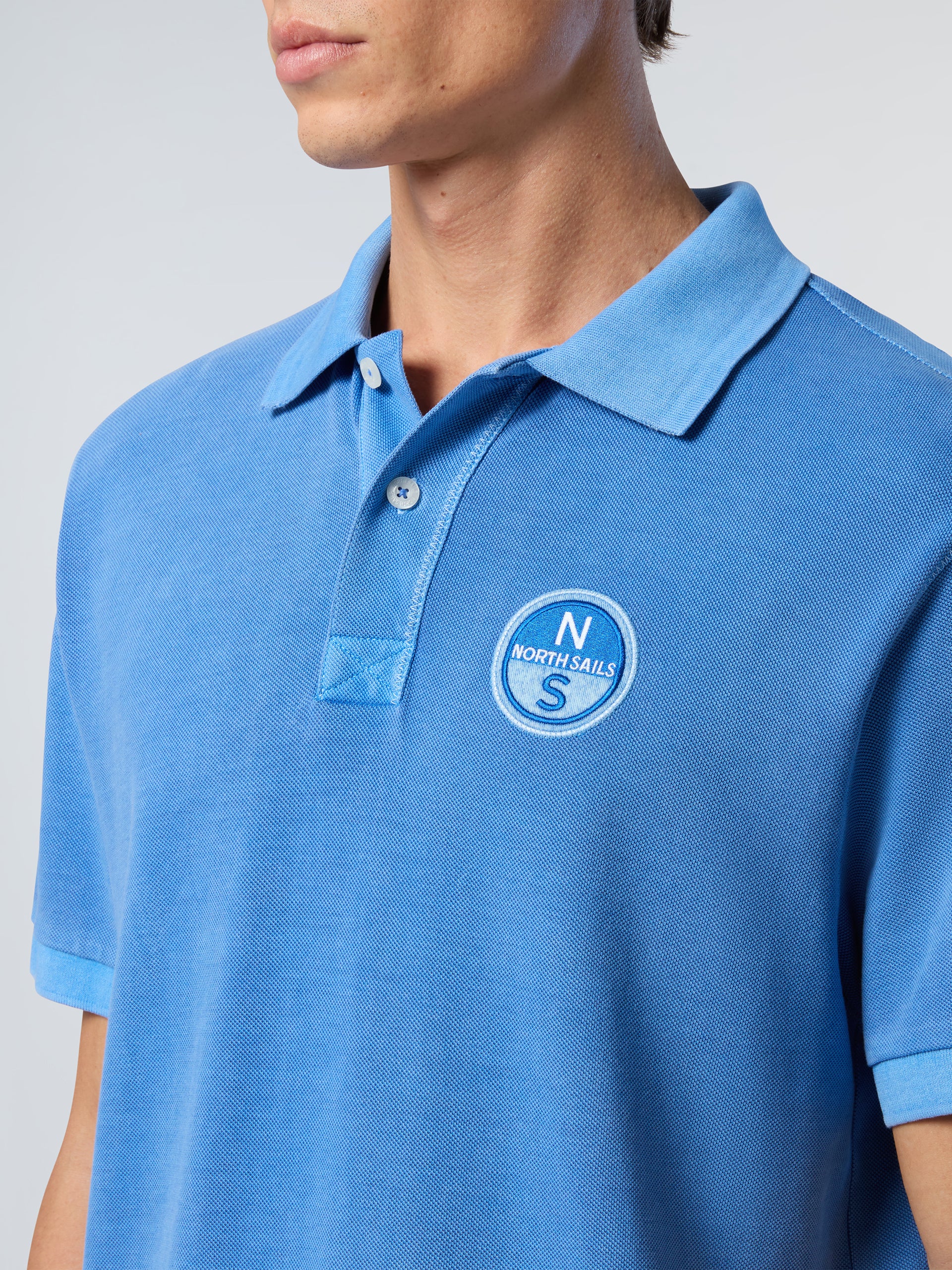 Polo shirt with pigment-dyed finish - Image 32
