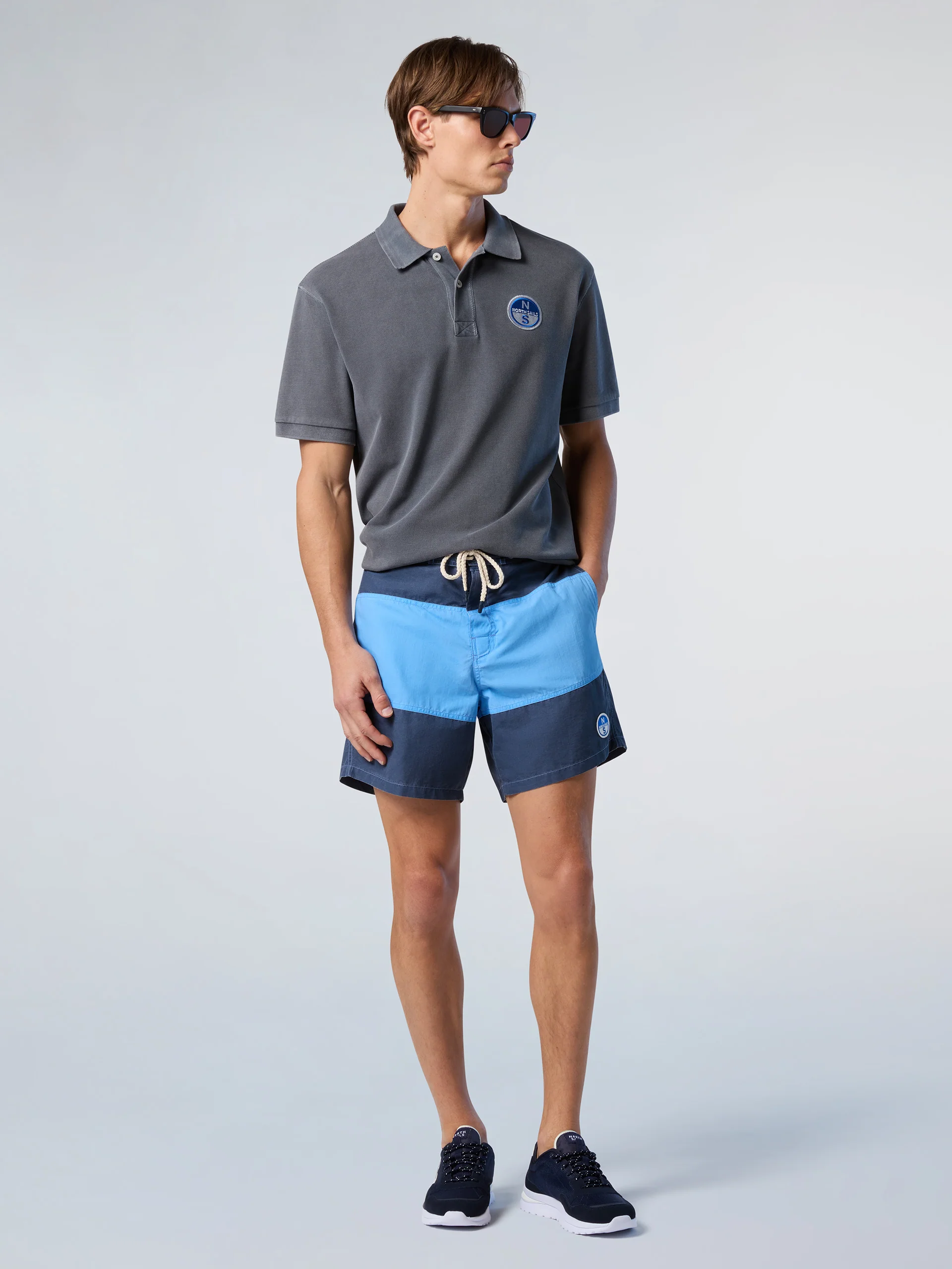 Polo shirt with pigment-dyed finish - Image 39