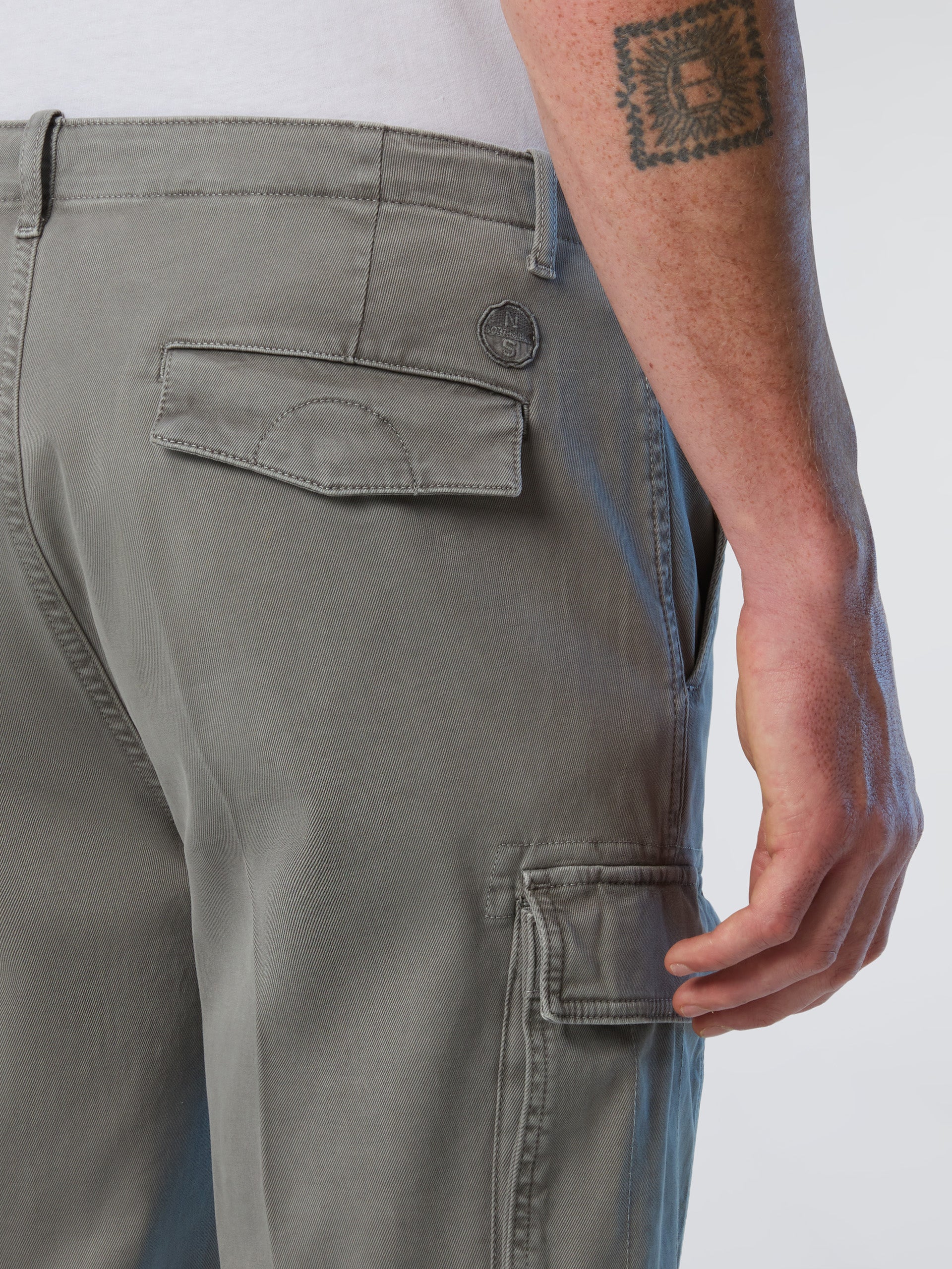 Archive gabardine cargo pants - Image 10