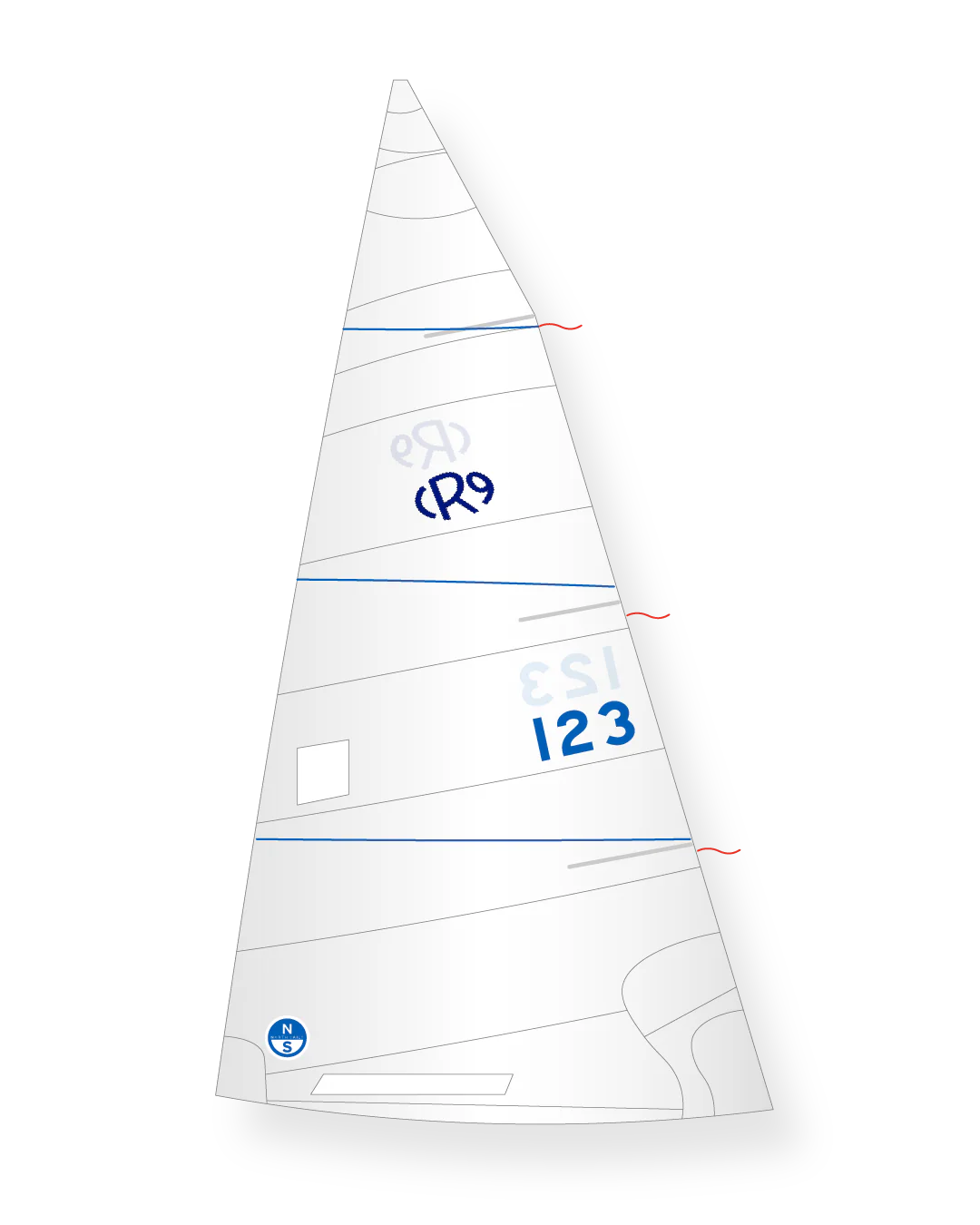 RHODES 19  MAINSAIL