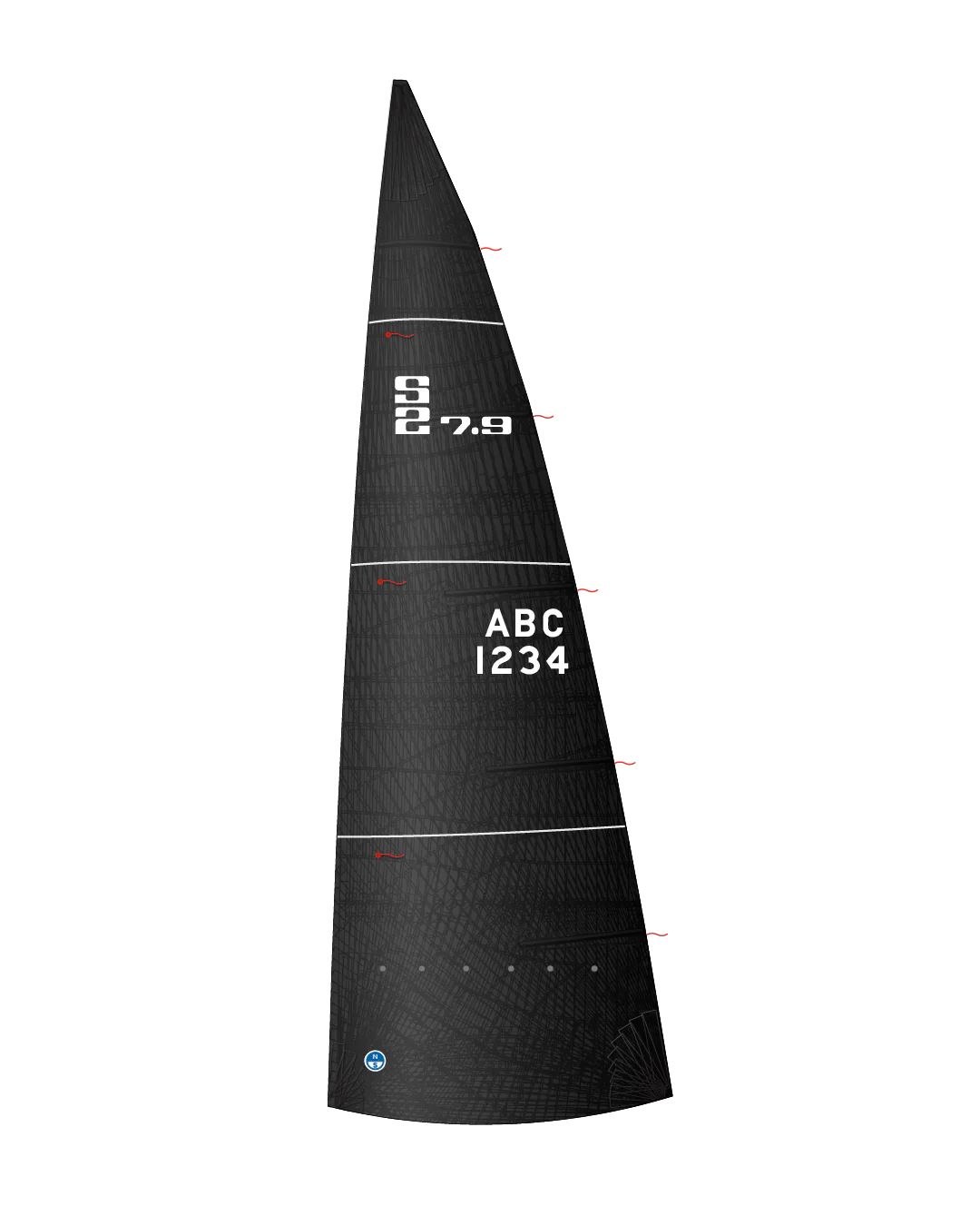 S2 7.9 M-1 WITH REEF MAINSAIL