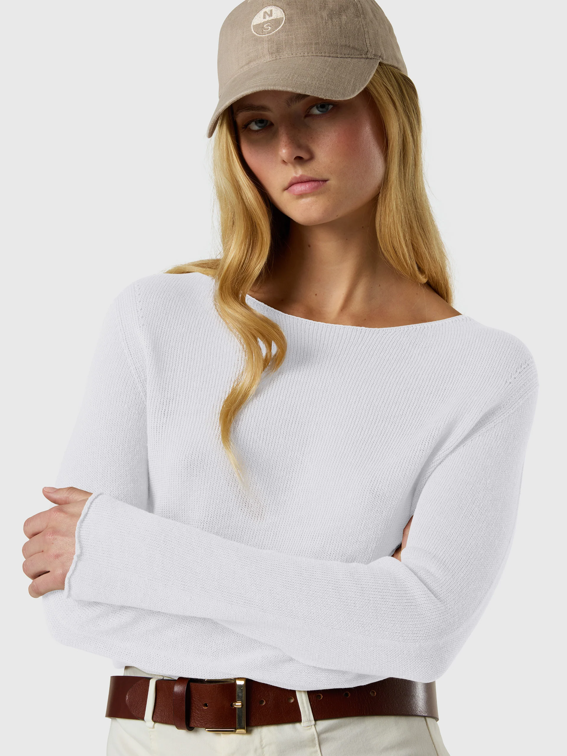 Seamless boat-neck sweater - Image 18