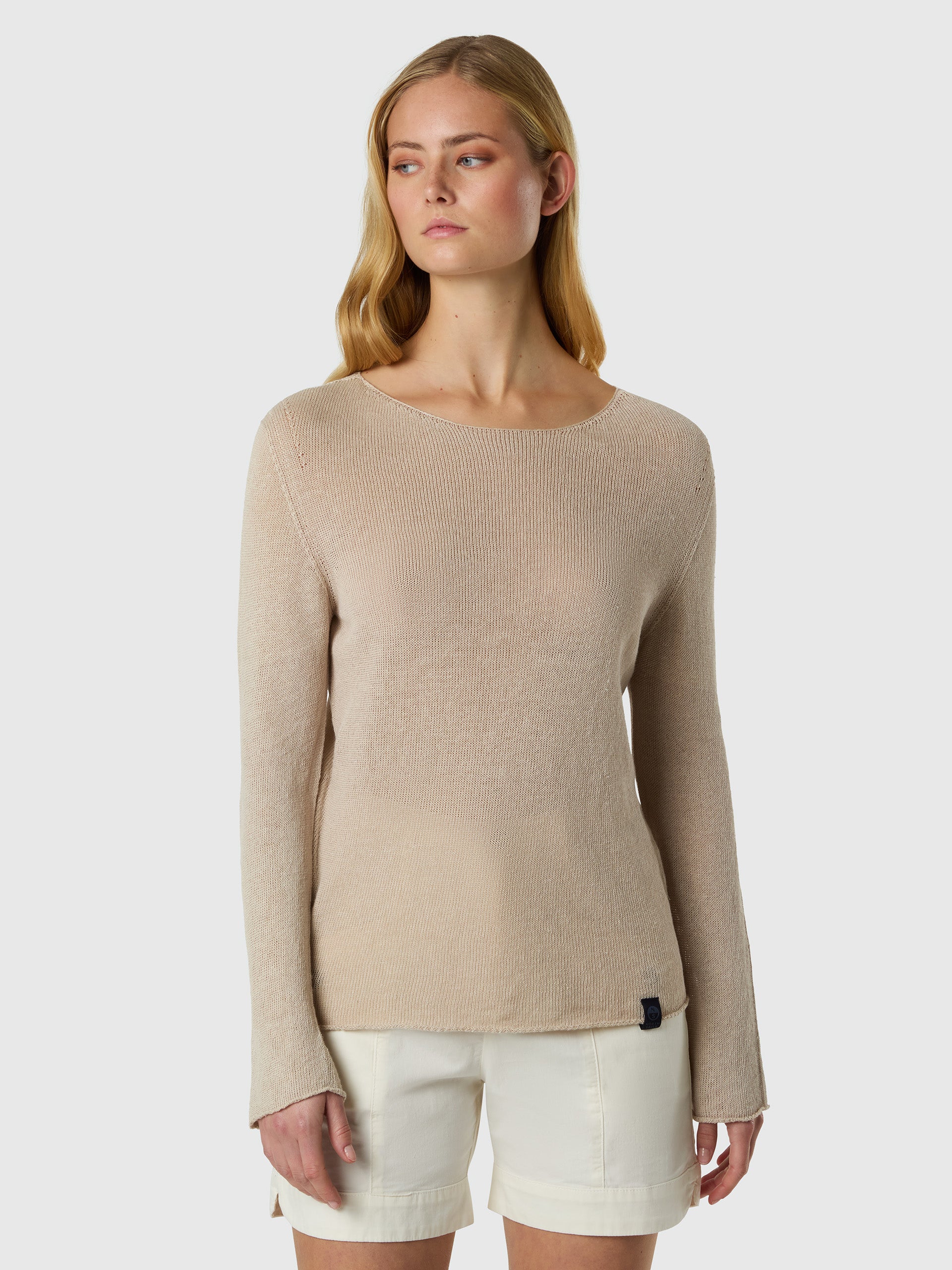 Seamless boat-neck sweater - Image 2