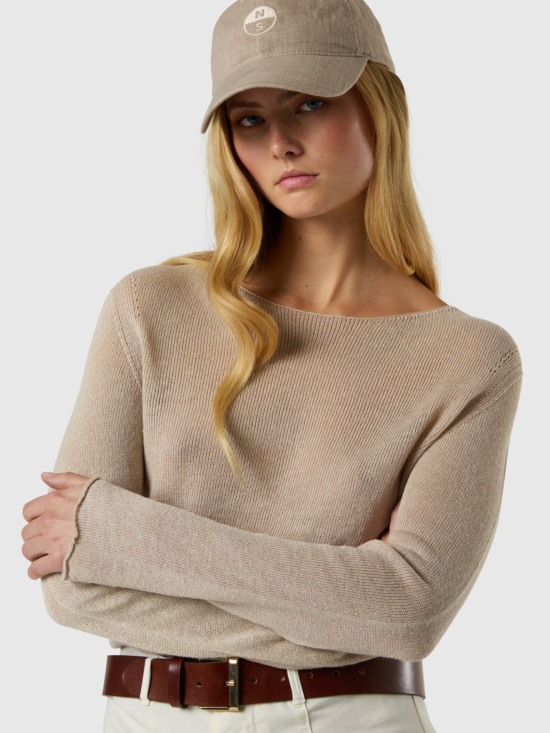 Seamless boat-neck sweater - Image 3