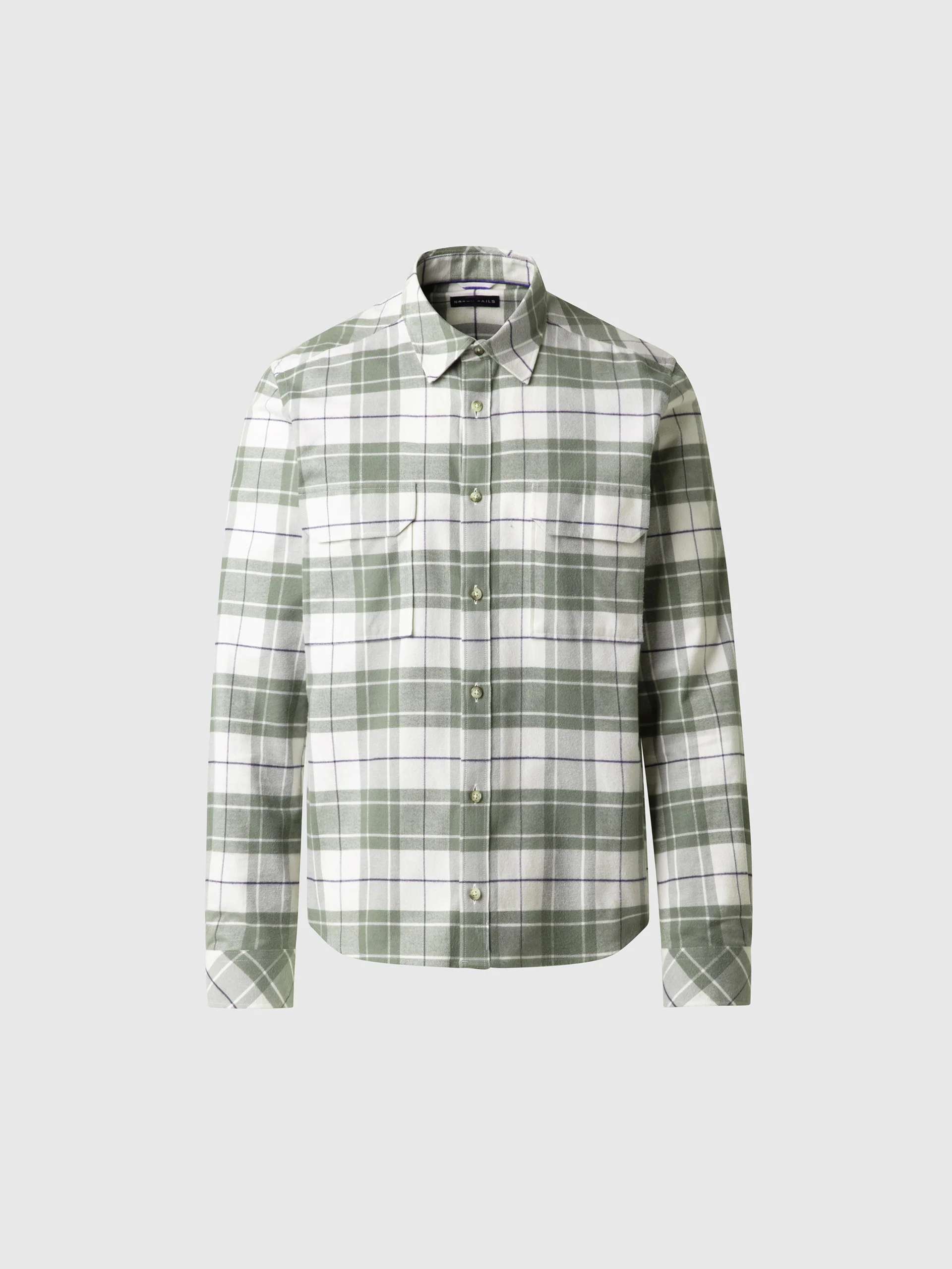 Checked flannel shirt