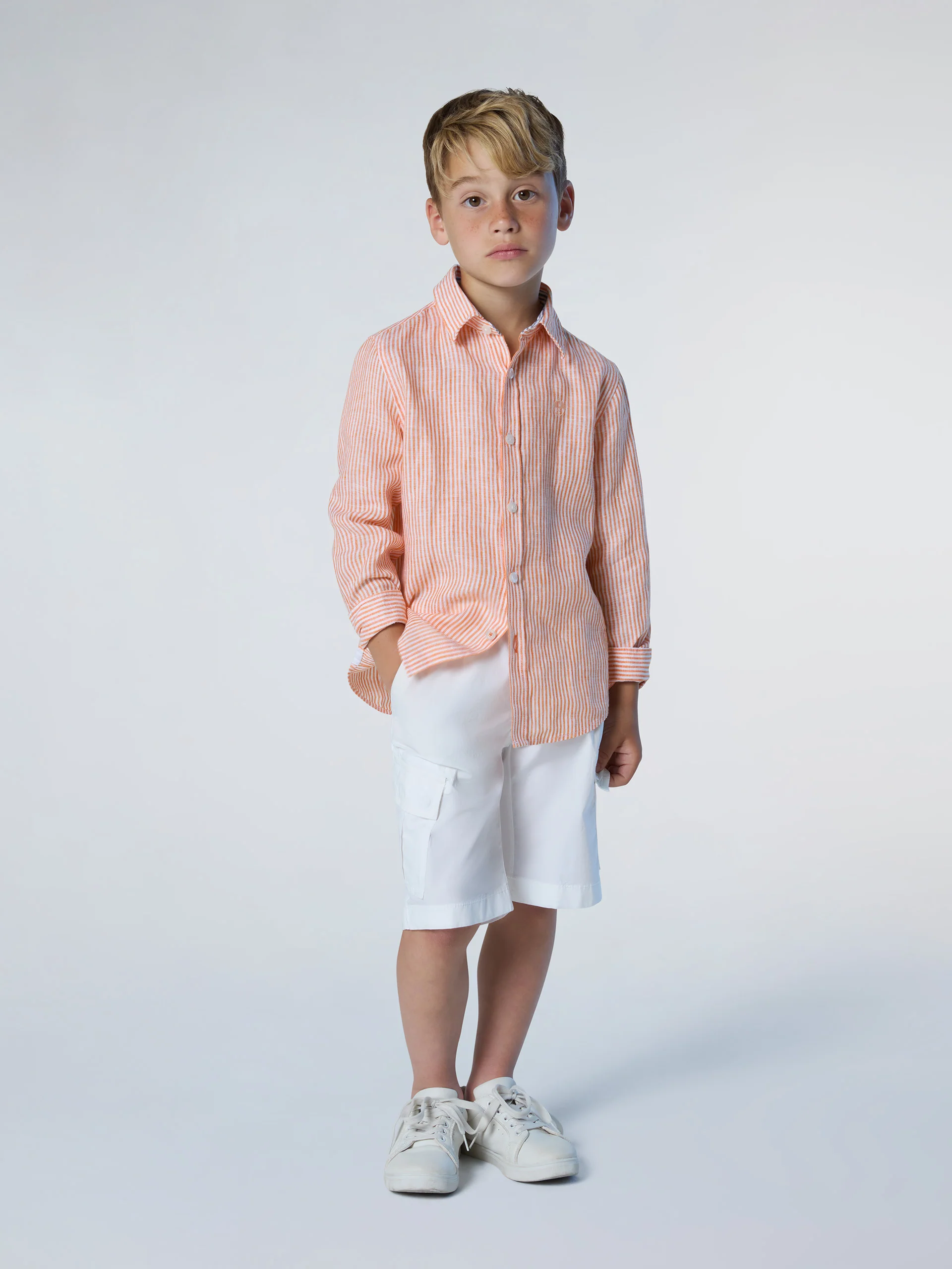 Striped linen shirt - Image 11