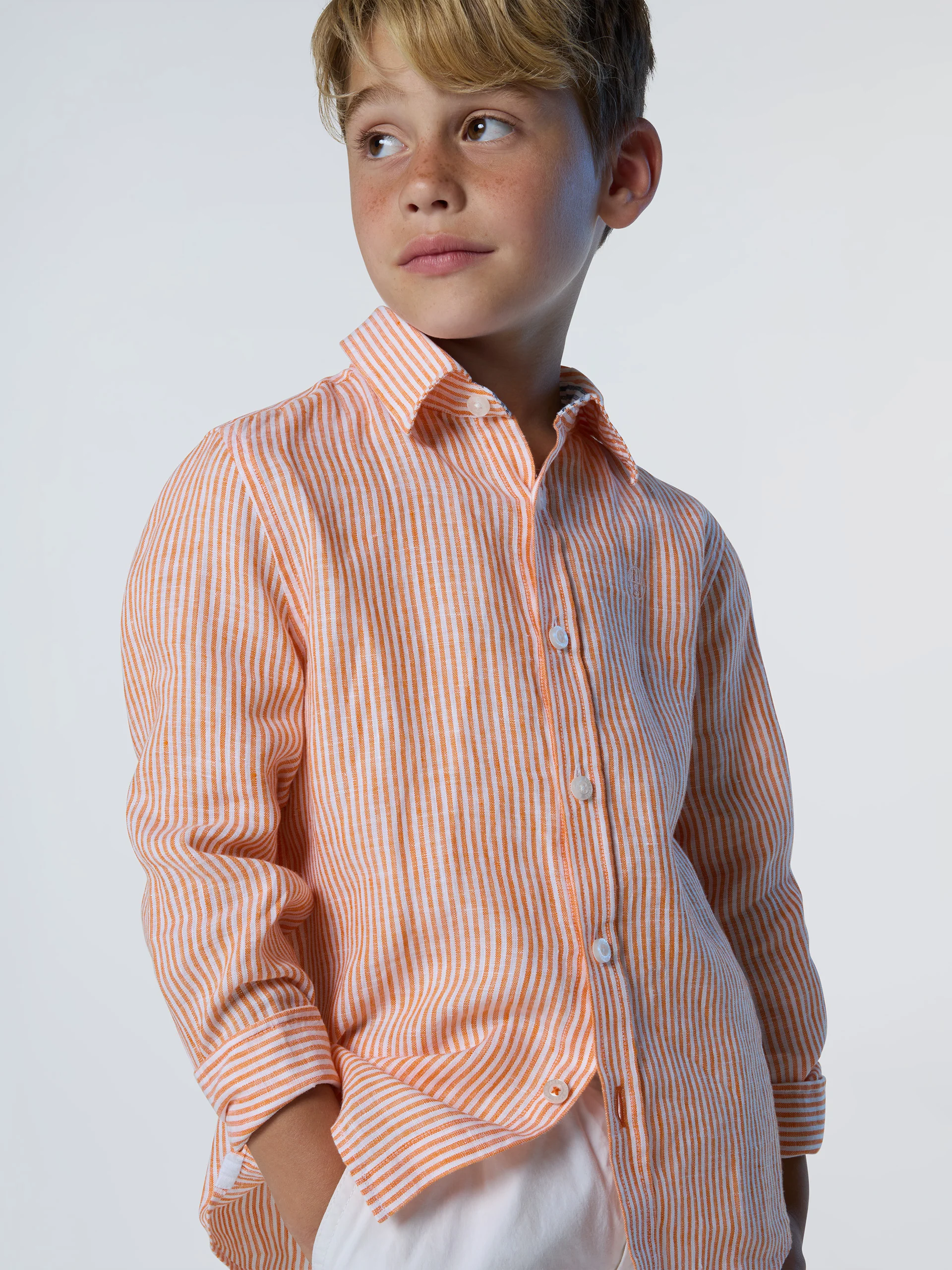 Striped linen shirt - Image 8