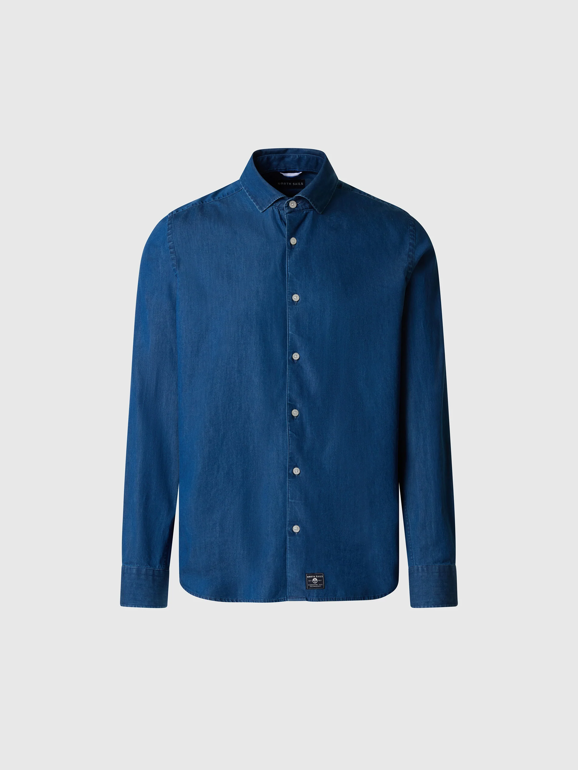 Denim cutaway collar shirt - Image 3