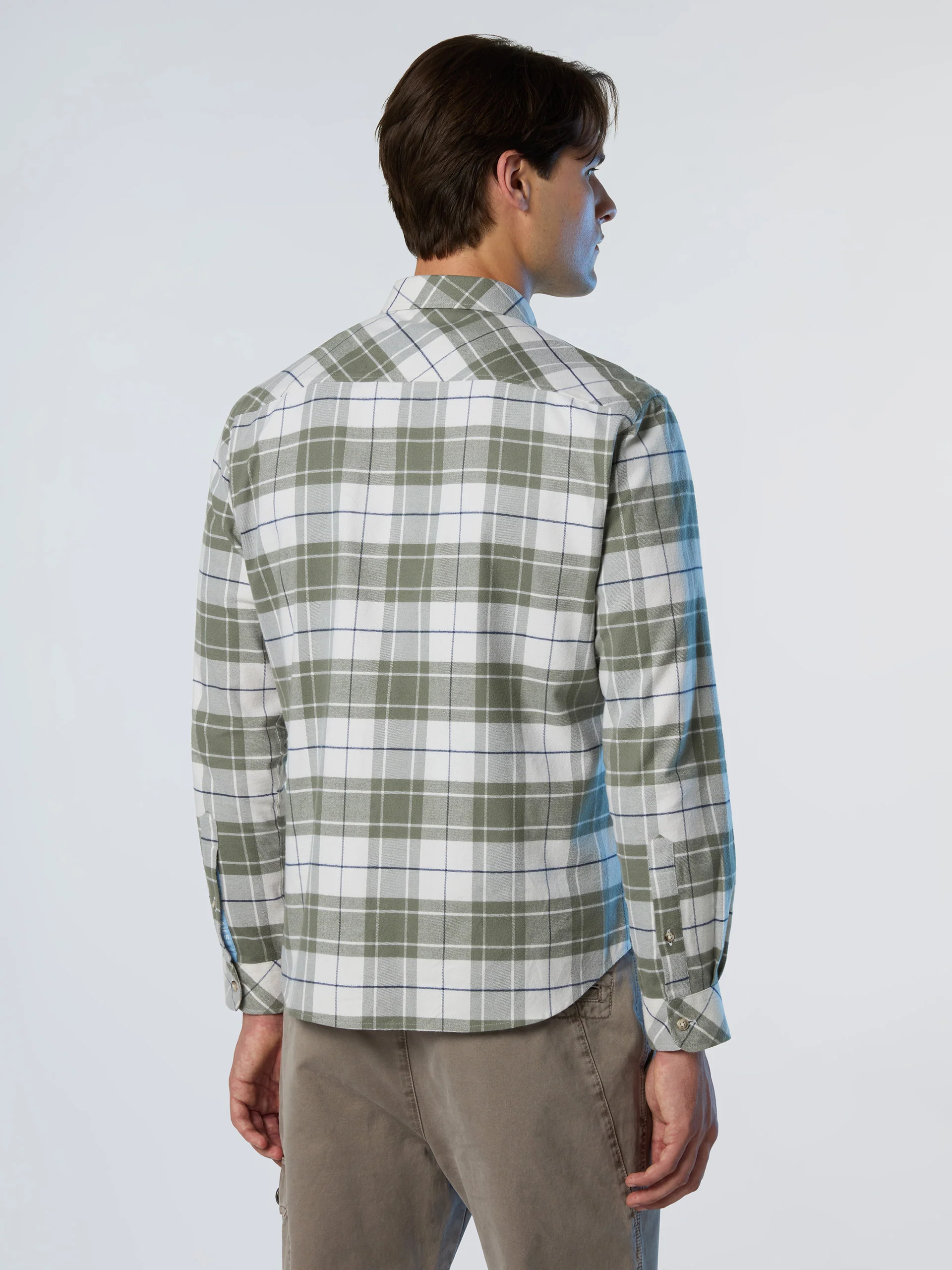 Checked flannel shirt - Image 3