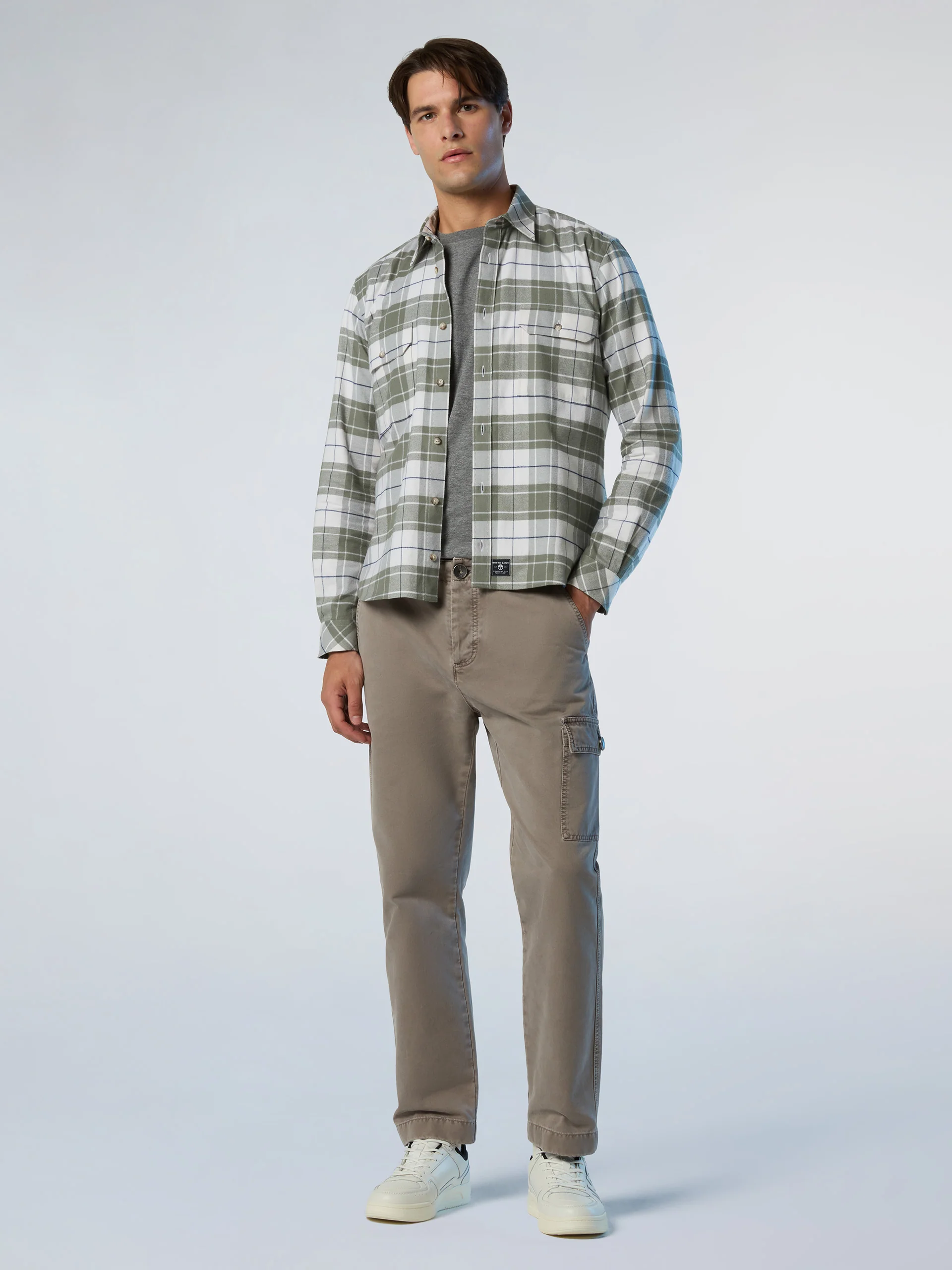 Checked flannel shirt - Image 4