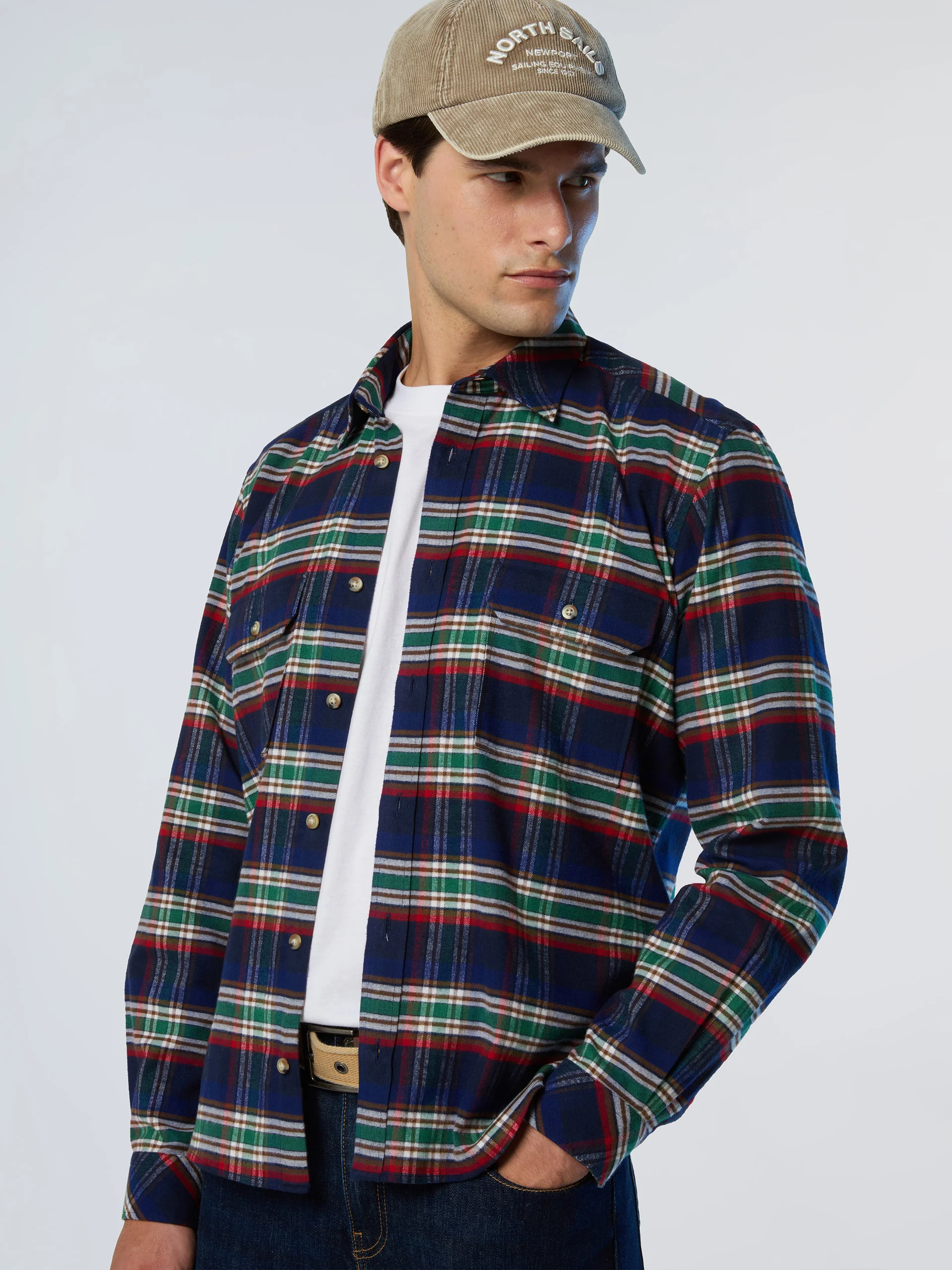 Checked flannel shirt - Image 7